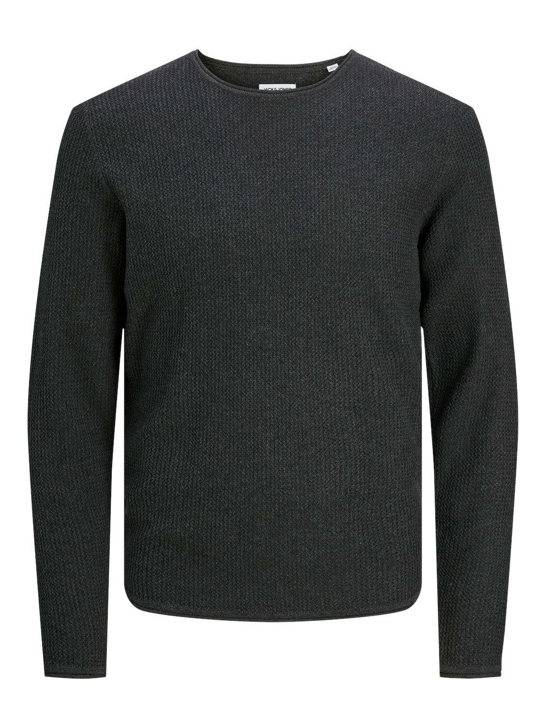 Jack & Jones Rundhalspullover »JJECOOPER KNIT CREW NECK NOOS«, in Strick Optik