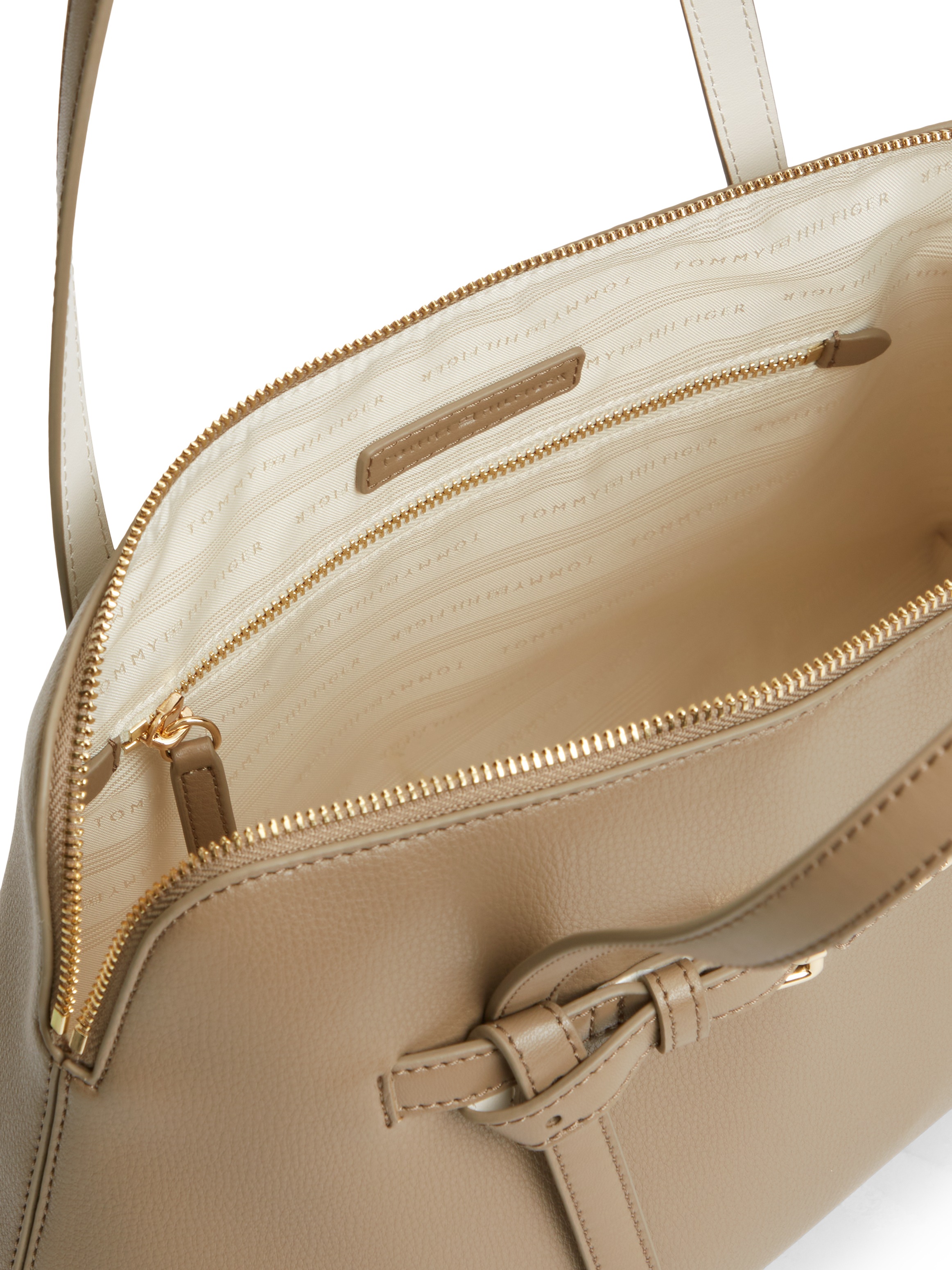Tommy Hilfiger Handtasche »TH BUCKLE TOTE« Damen Schultertasche, mit Zierschnalle und TH-Schmuckelement