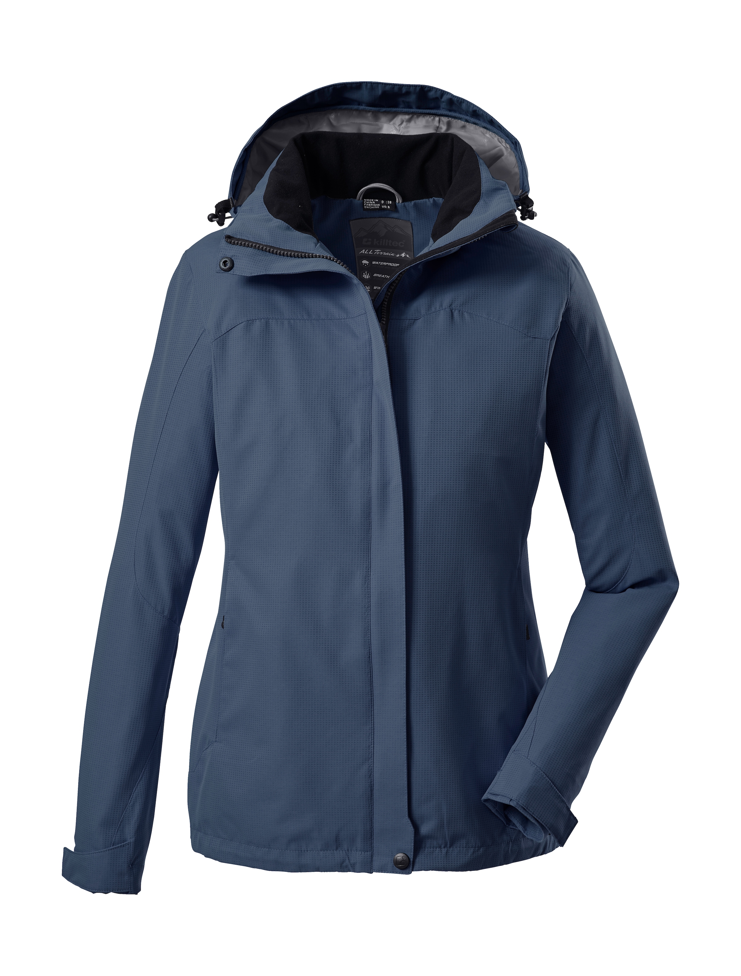 Killtec Outdoorjacke »Inkele«, Damenjacke mit abnehmbarer Kapuze, wind- und wasserdicht, atmungsaktiv