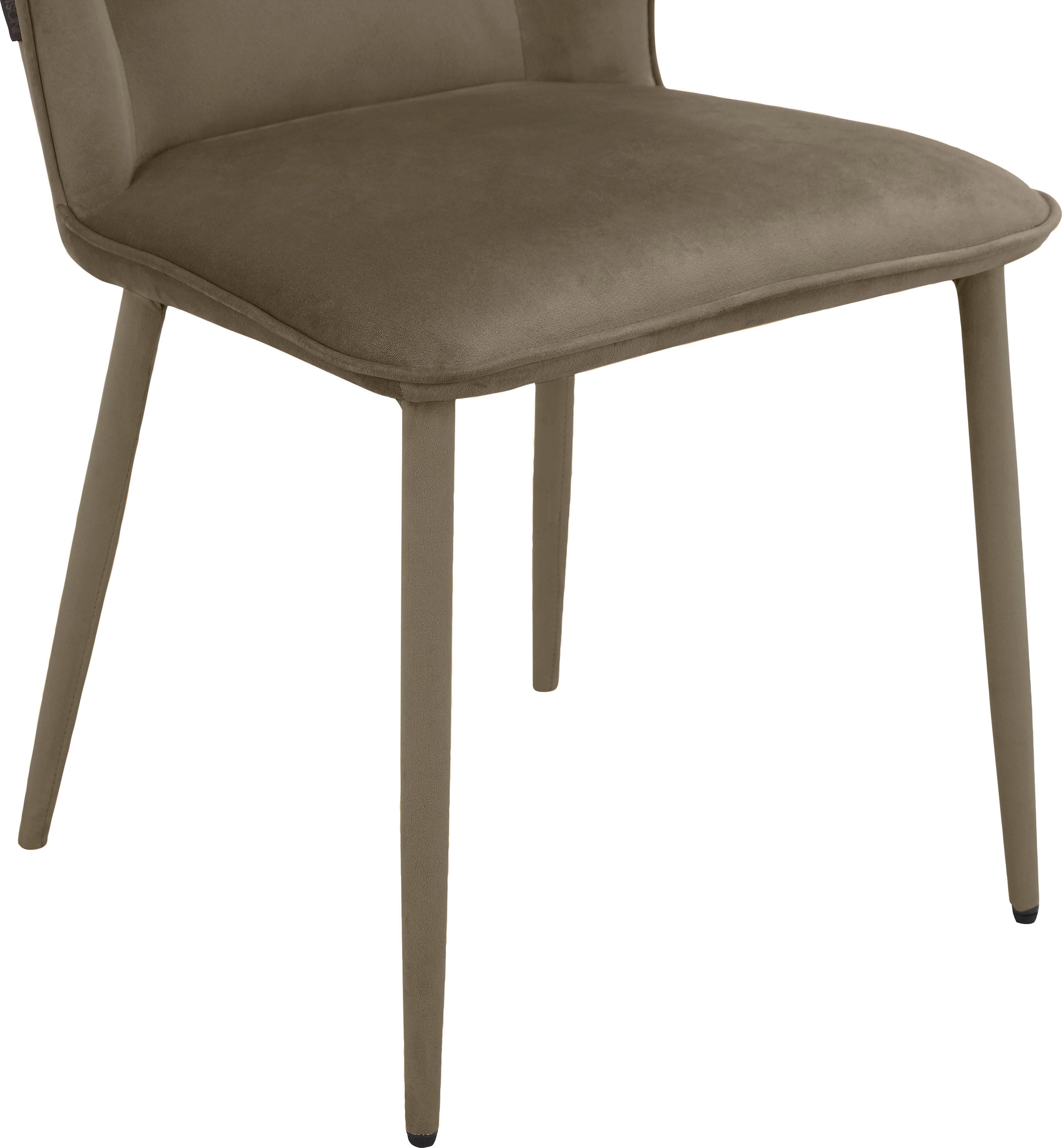 INOSIGN Esszimmerstuhl »Koa«, 2 St., Veloursstoff, in Velourstoff, mit Sitz und Rücken gepolstert, Sitzhöhe 49 cm