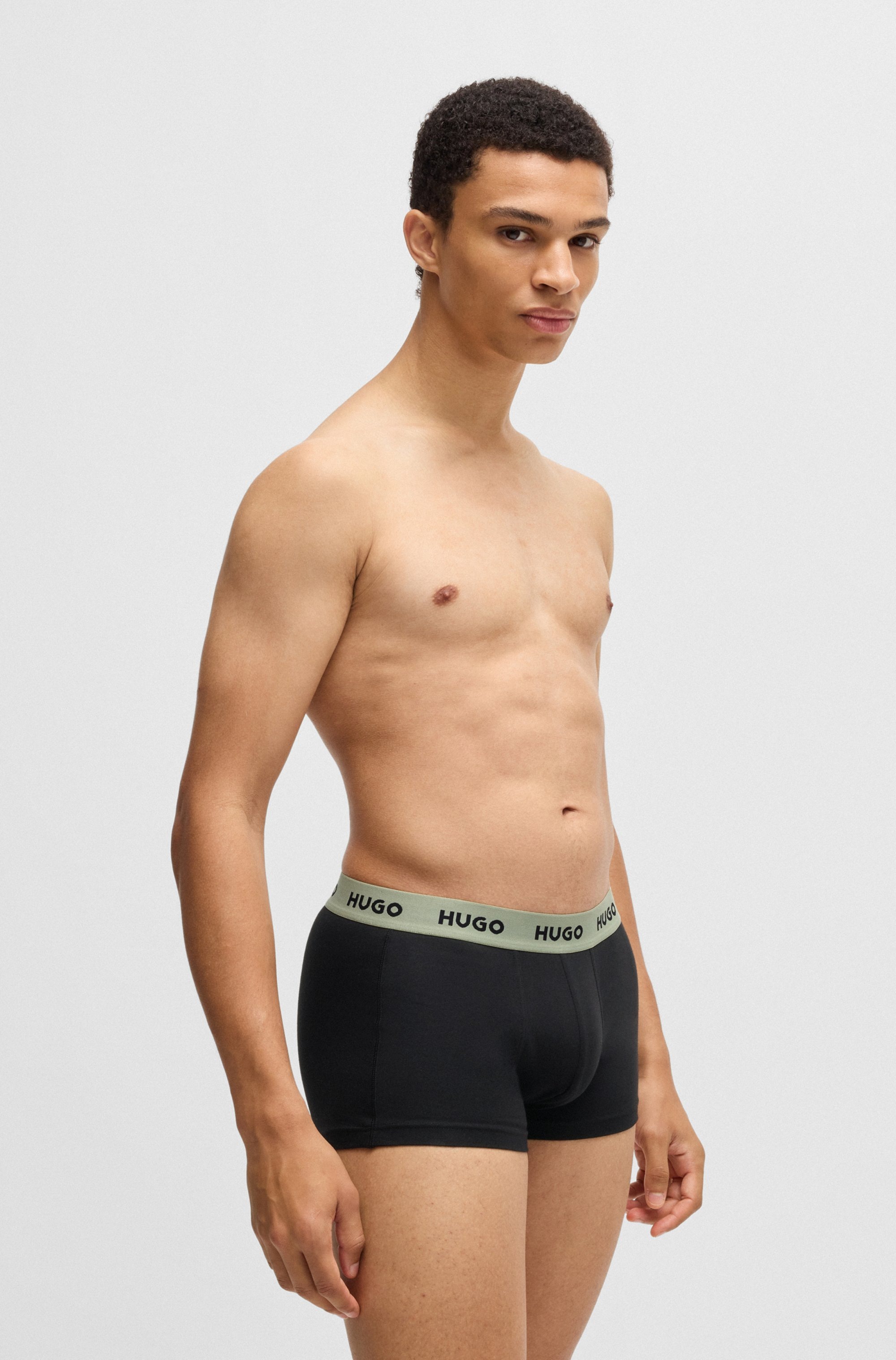 HUGO Underwear Trunk »TRUNK TRIPLET PACK«, (Packung, 3 St.), mit Logoschriftzug auf dem Bund