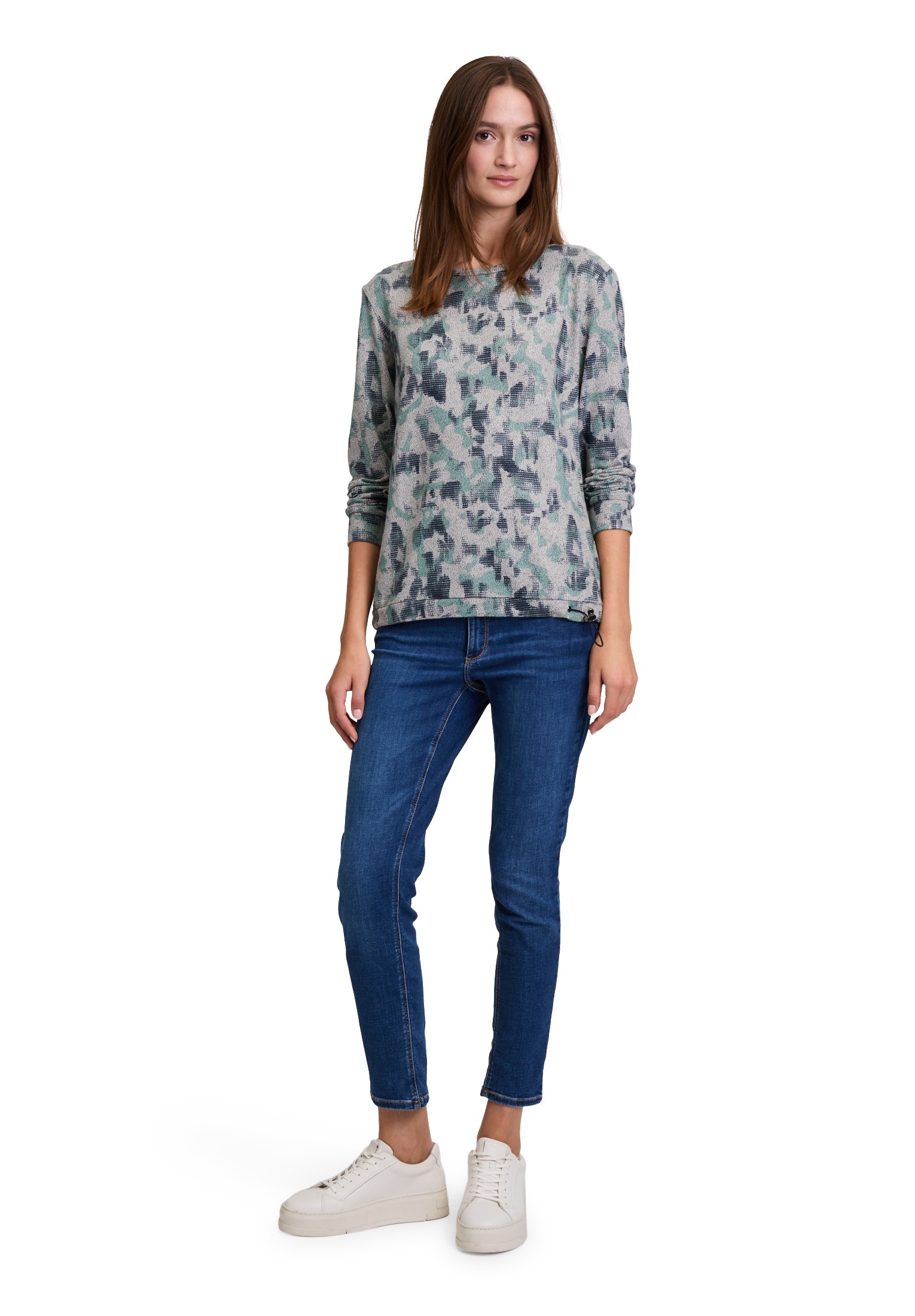Betty&Co Langarmshirt »Casual-Shirt mit Tunnelzug«