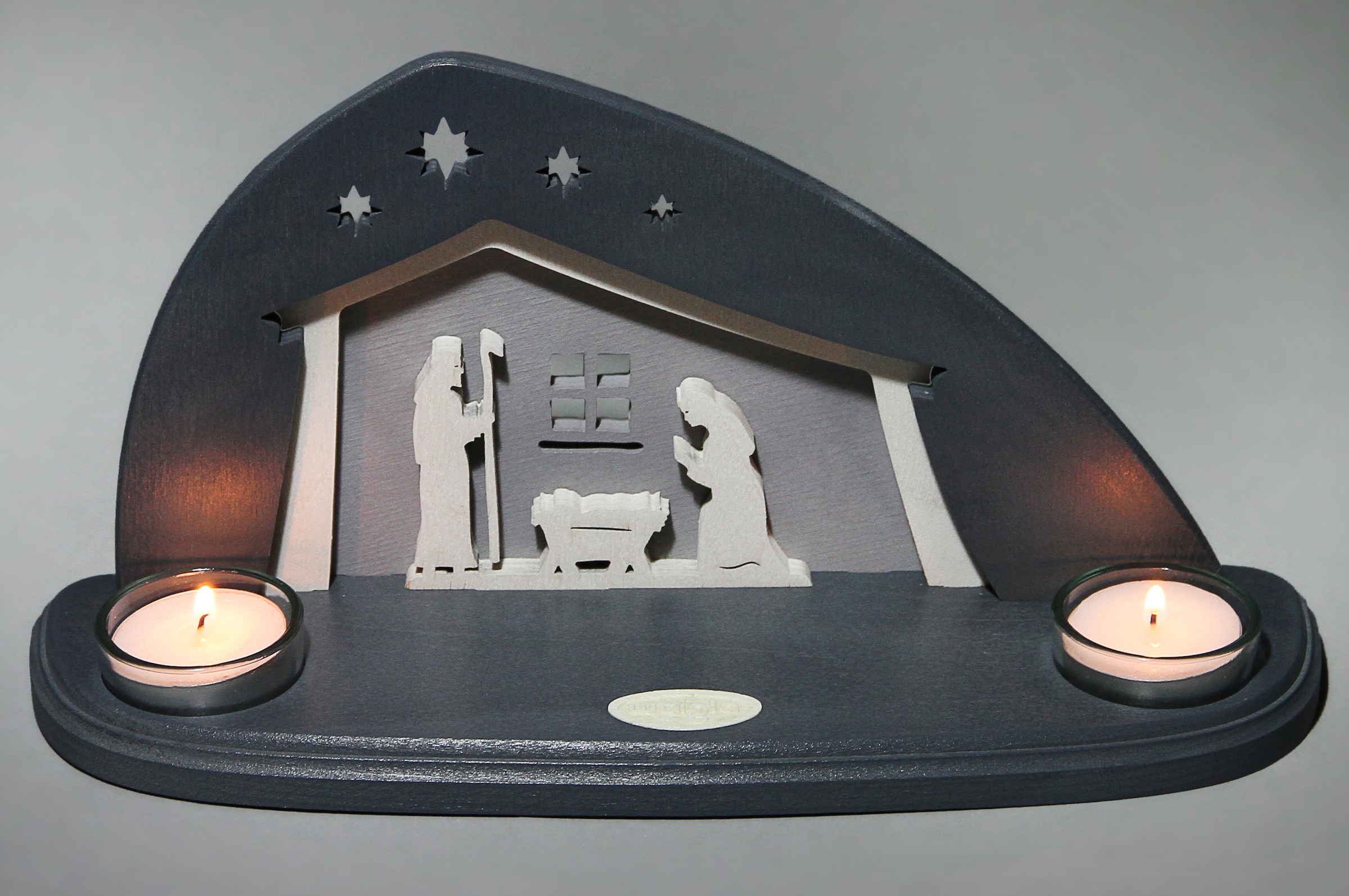 Weihnachtsdeko« Teelichthalter auf Rechnung kaufen »Bethlehem, Weigla