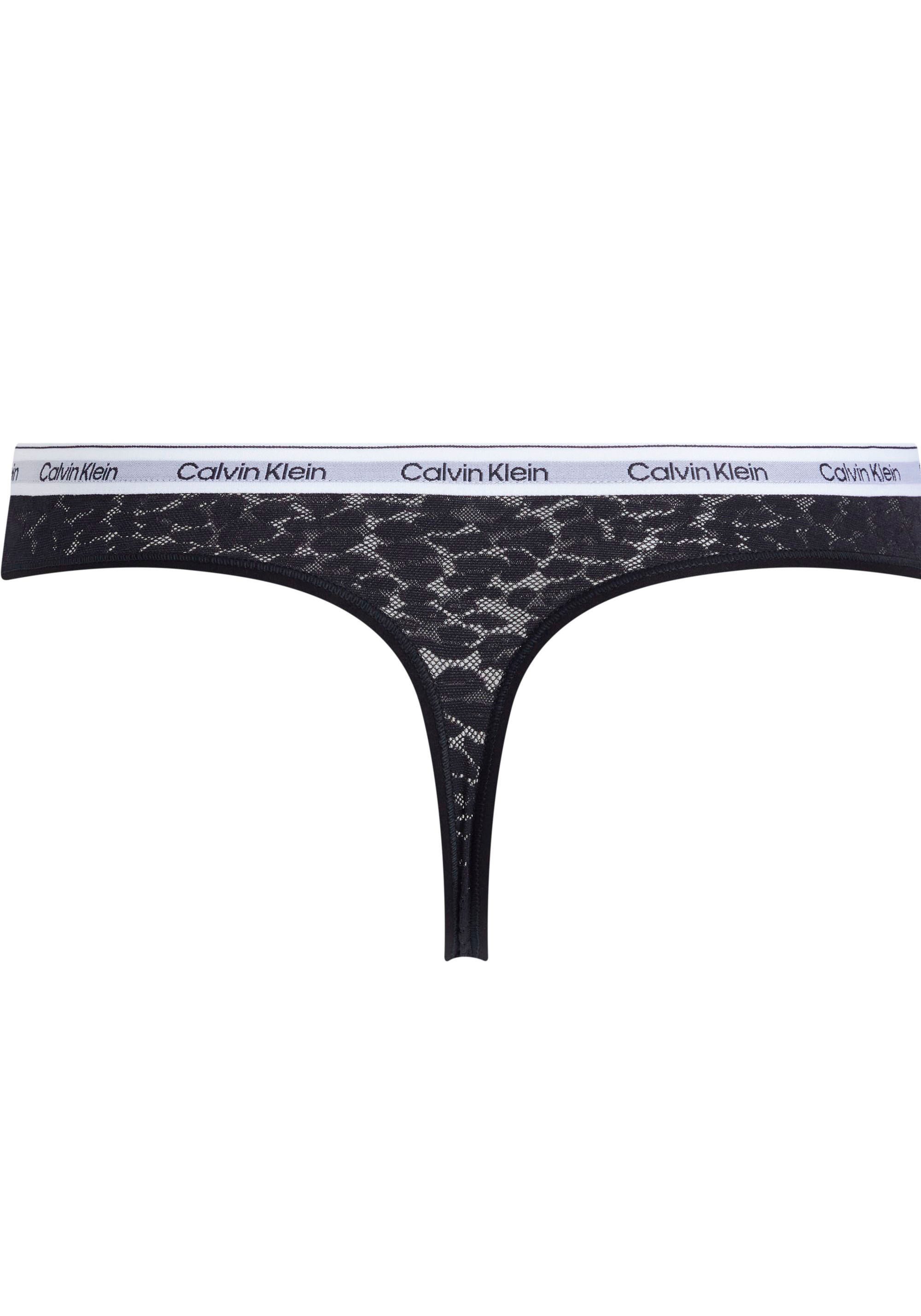 Calvin Klein Underwear T-String »HIGH LEG THONG«, mit CK-Logo am Bund
