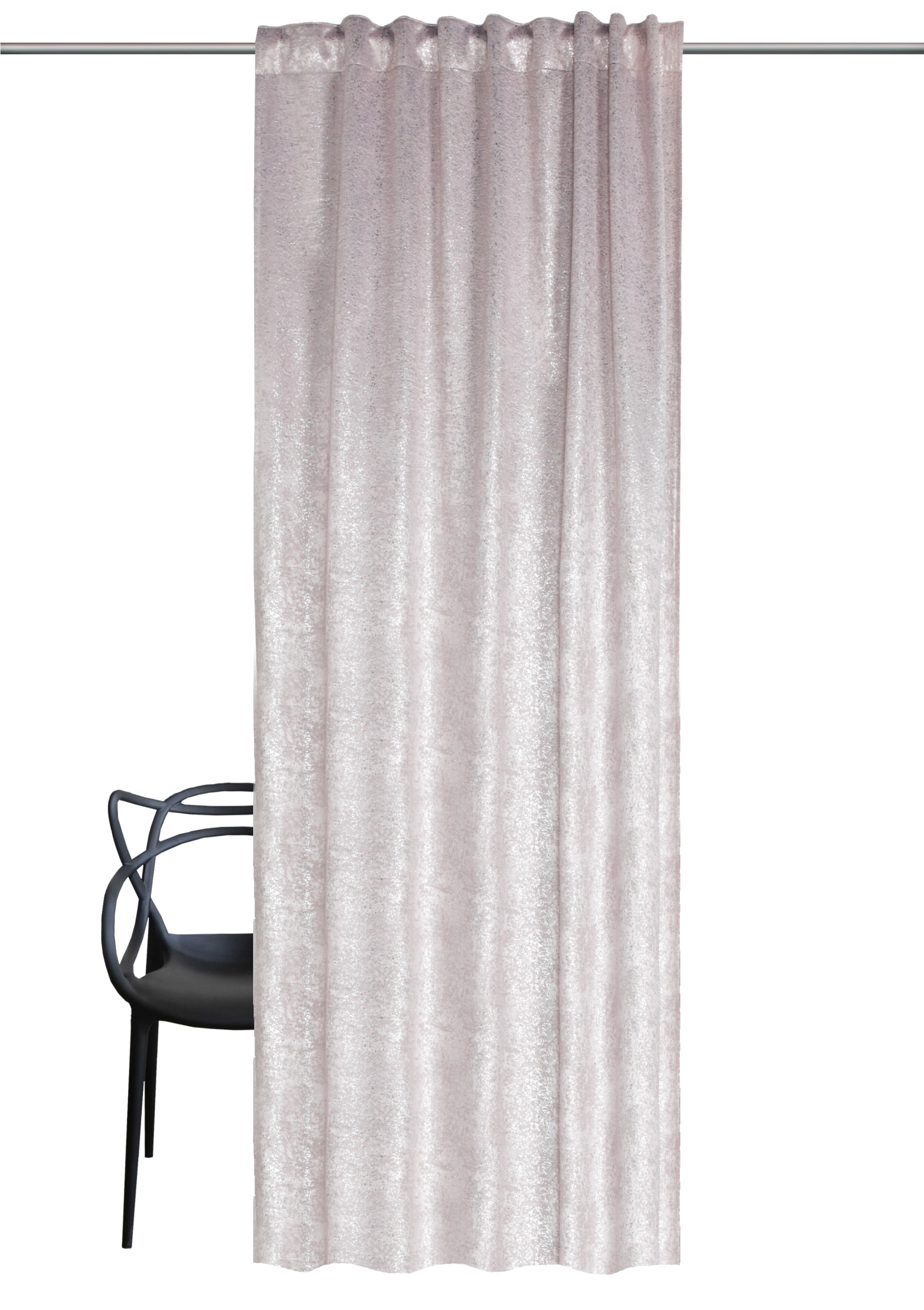 HOME WOHNIDEEN Gardine »SUELA«, (1 St.), THERMOSCHAL, SUEDE, FOLIENDRUCK
