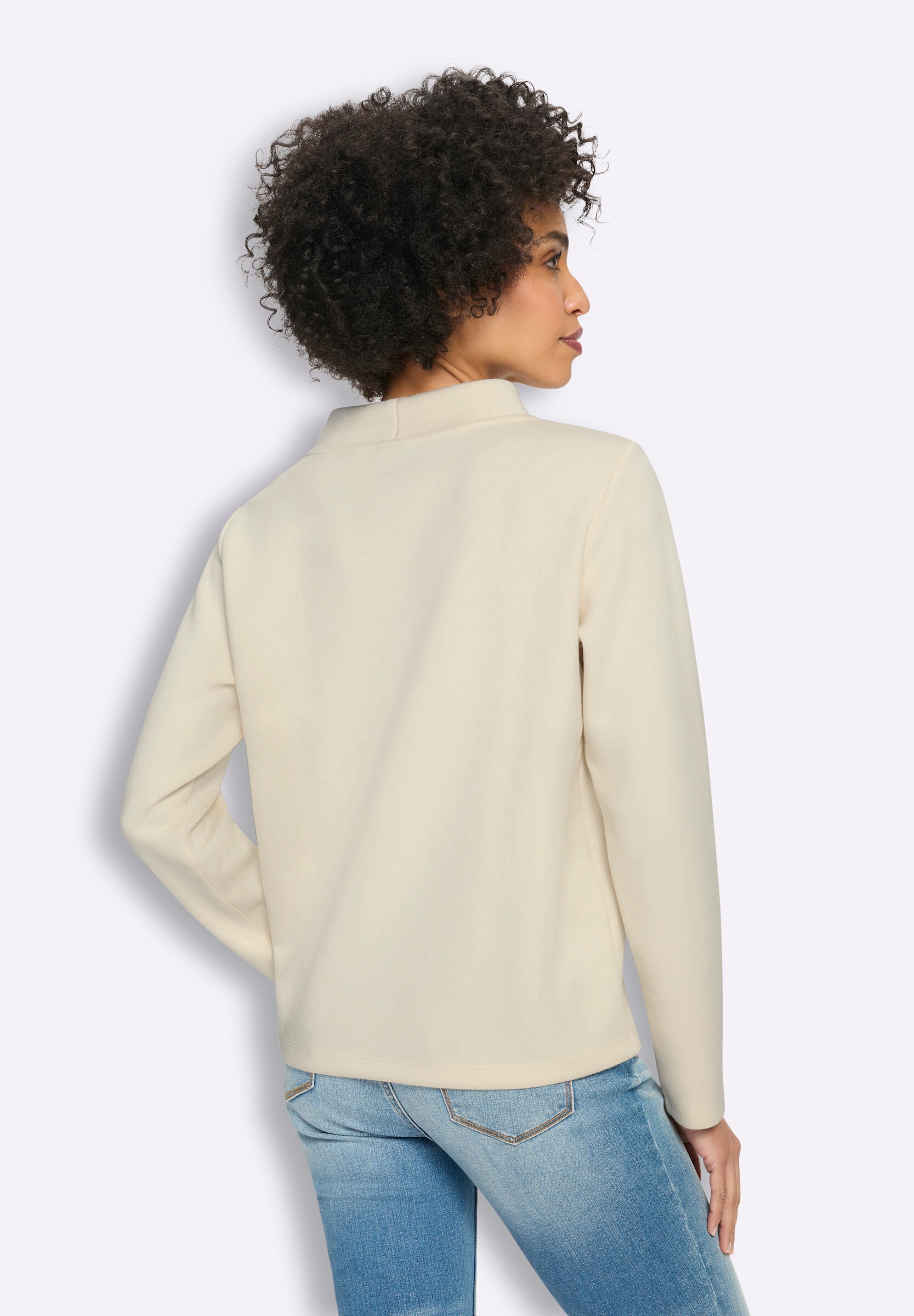 heine Sweatshirt »Sweatshirt Sweatshirt mit LOVE-Schriftzug«
