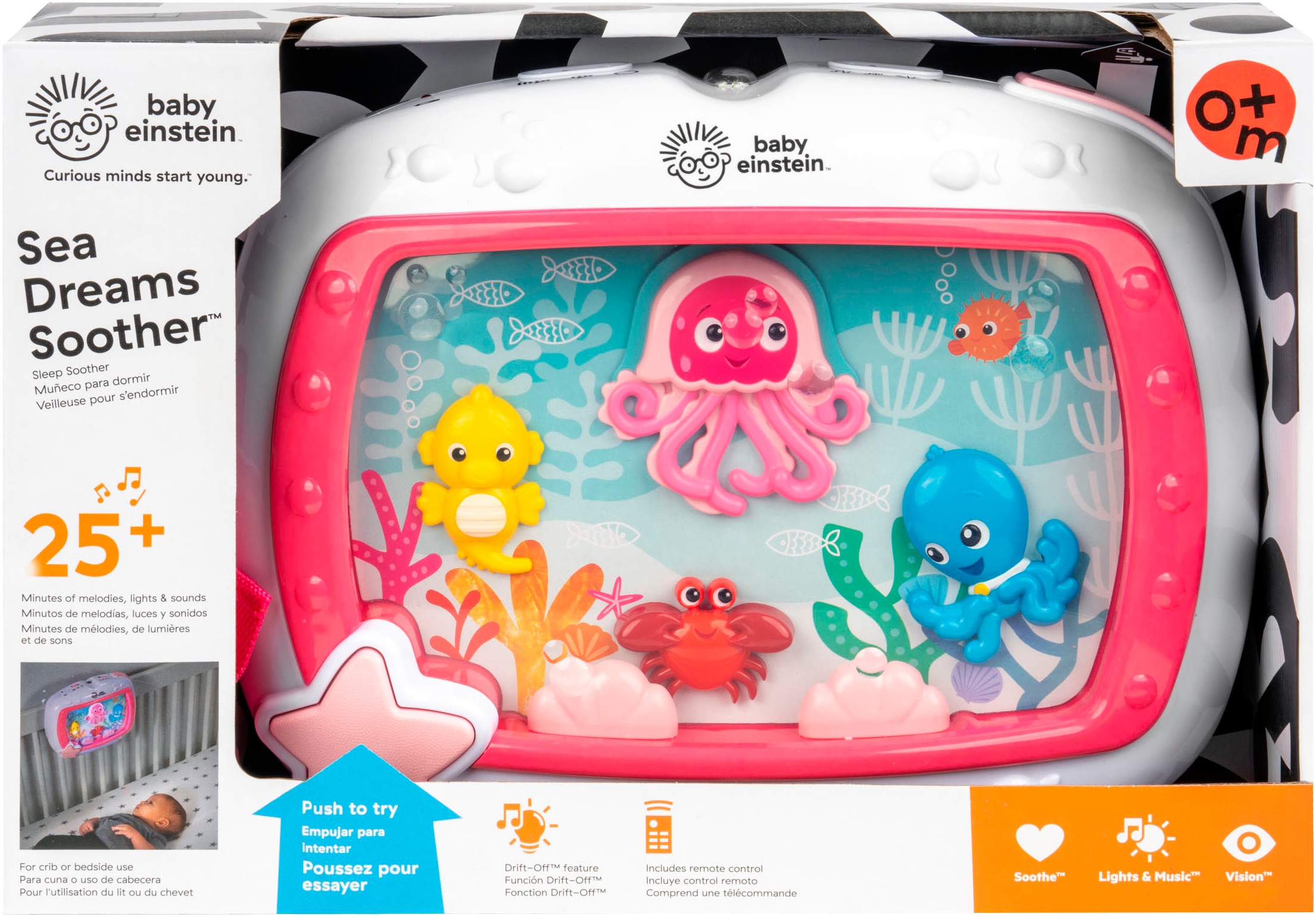 Baby Einstein Nachtlicht »Schlummerlicht Sea Dreams« LED-Modul blau inklusive Fernbedienung