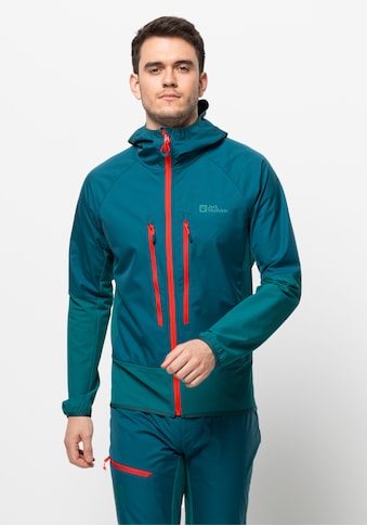 Softshelljacke »ALPSPITZE HOODY M«, mit Kapuze