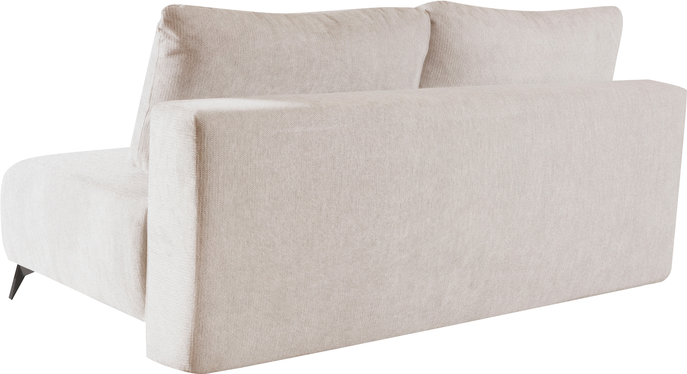 WERK2 Schlafsofa »Viktoria mit Komfortsitz- und Liegehöhe, Breite 200cm,« bequemes 2-Sitzer Schlafcouch mit Bettkasten