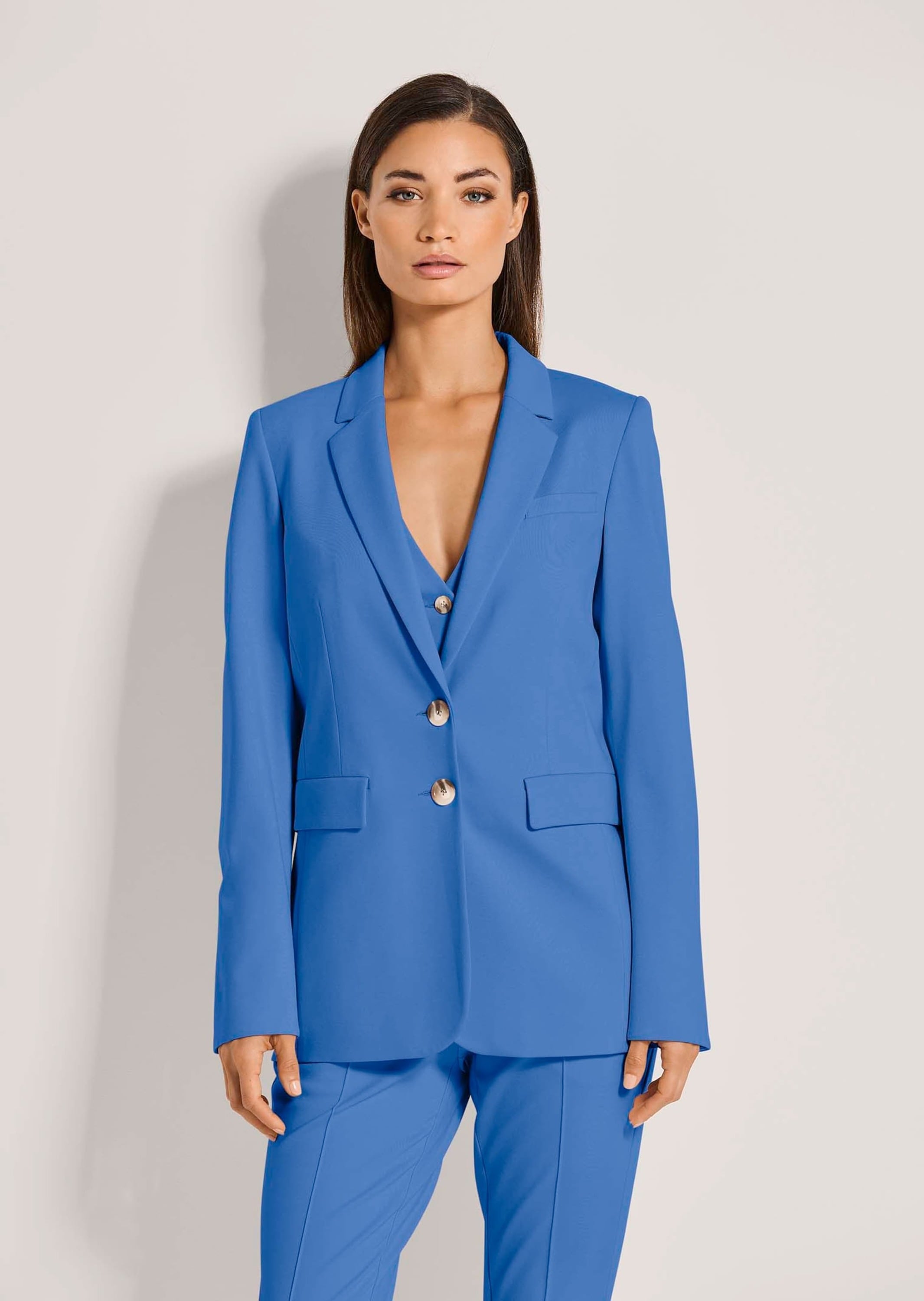 MADELEINE Jackenblazer »Blazer Floraler Jersey-Blazer in langer Form«