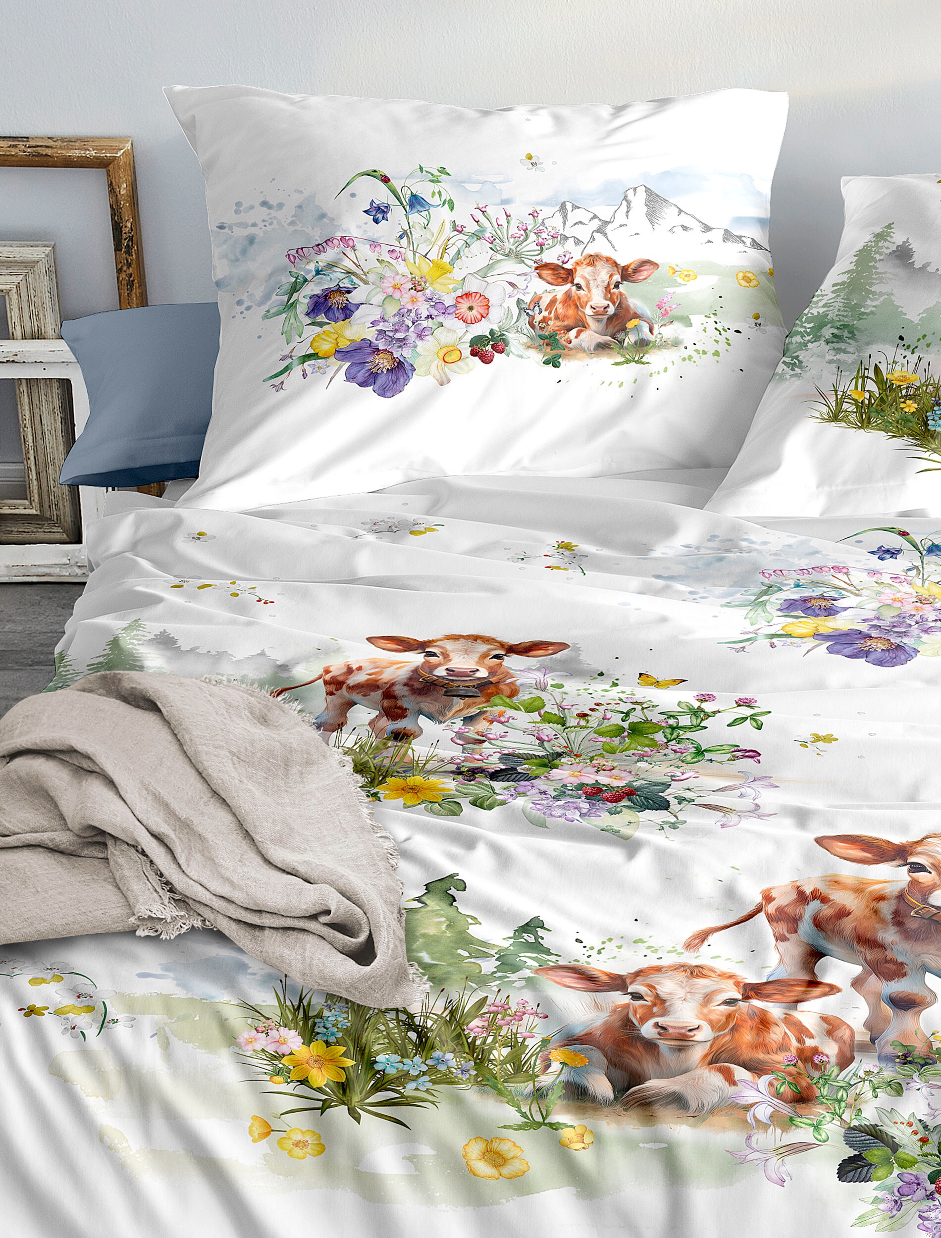 Irisette Bettwäsche »Wave 8767« 2 anschmiegsam und atmungsaktiv, Ganzjahresqualität