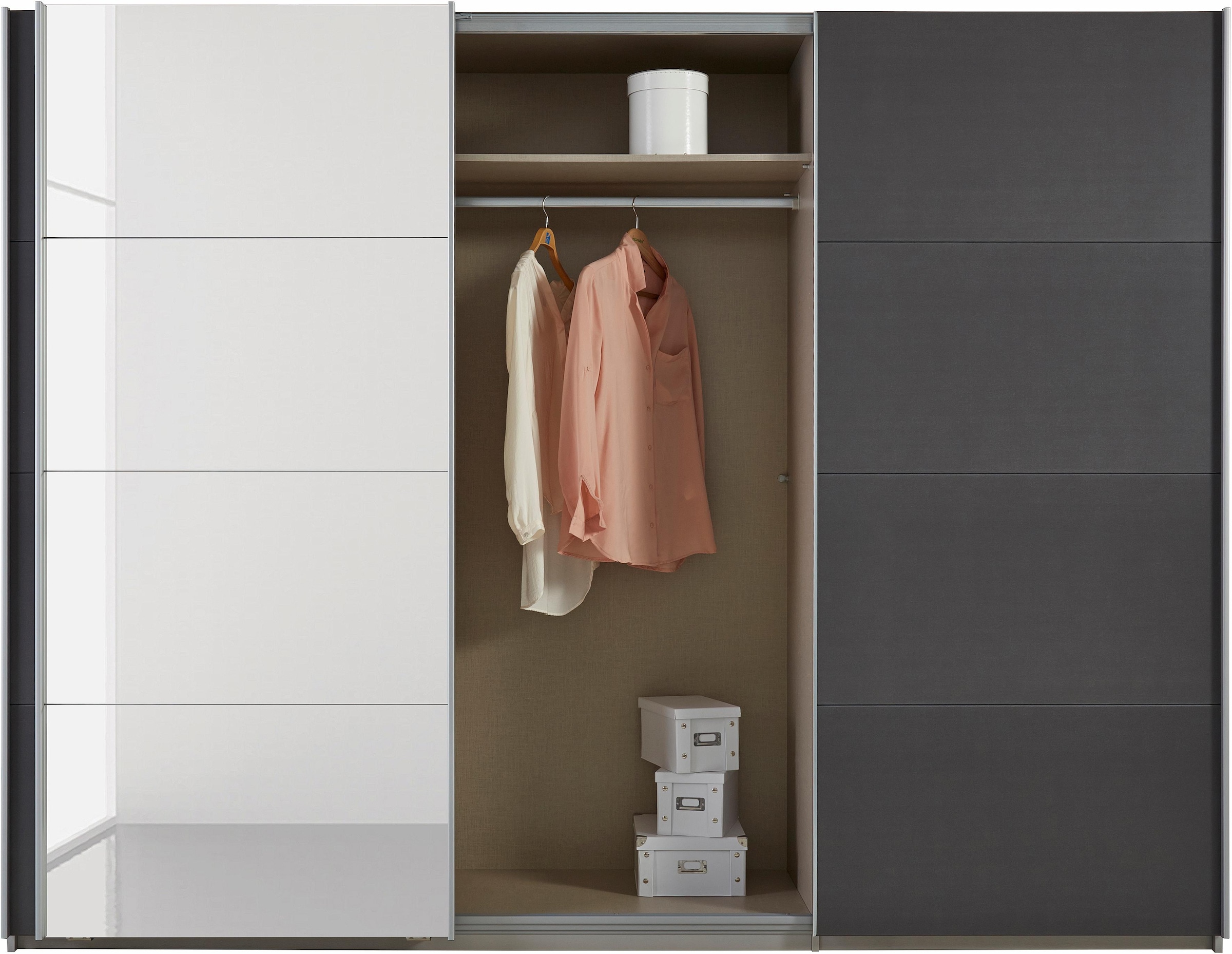 rauch Schwebetürenschrank »Dobene« inkl. Schubkasteneinsatz und Einlegeböden
