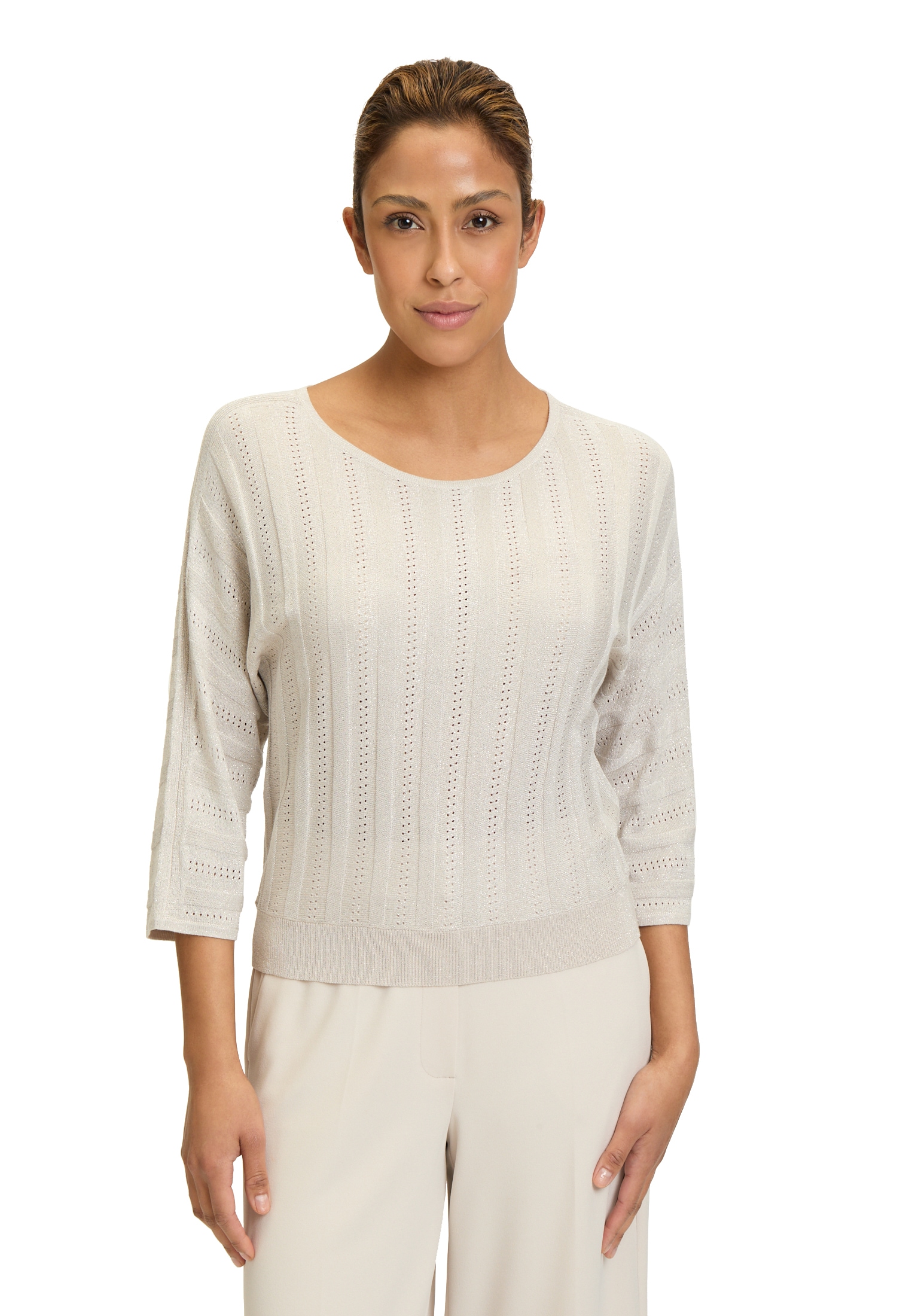 Betty Barclay Rundhalspullover »Feinstrickpullover mit Lurexfaden«