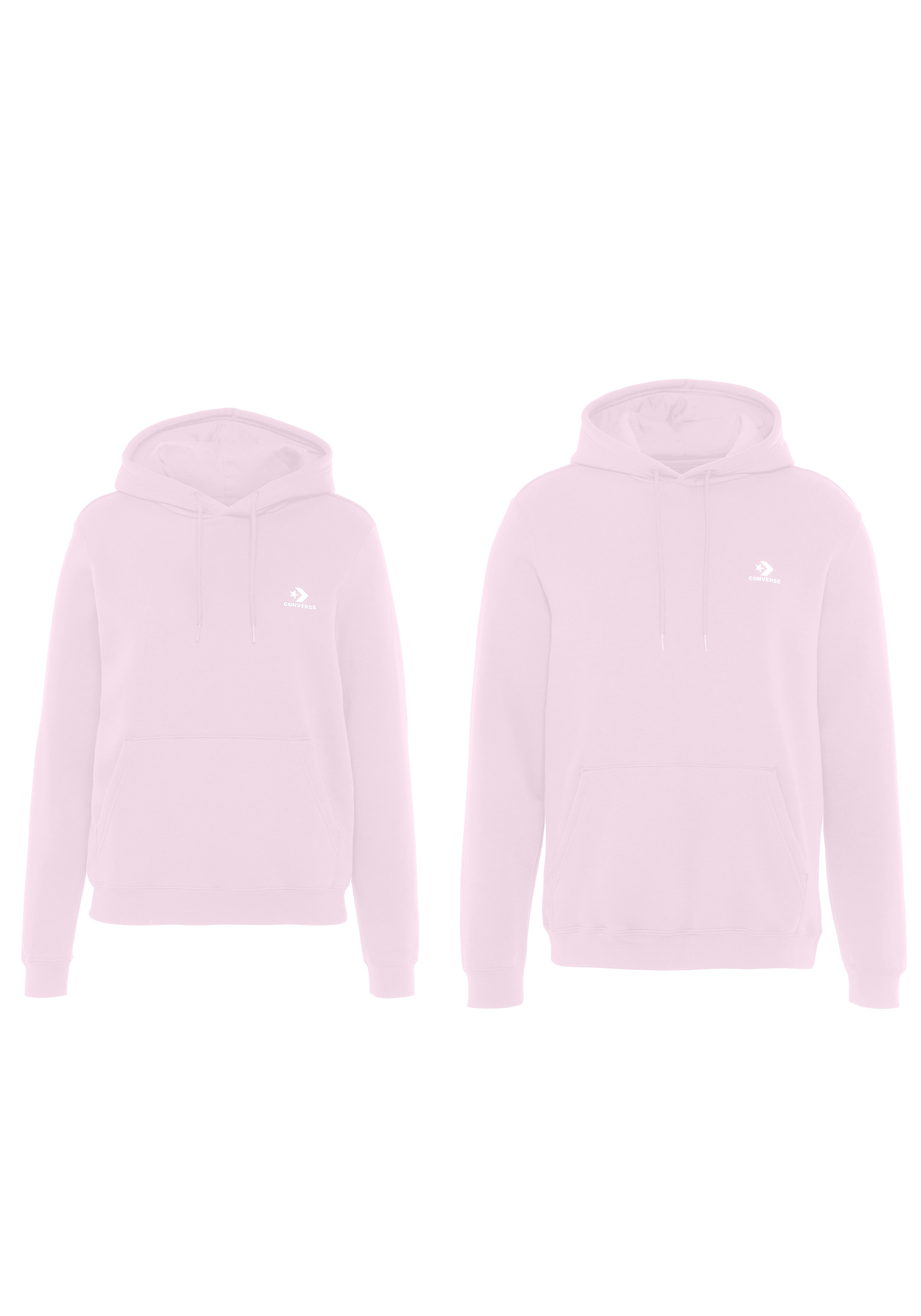 Converse Kapuzensweatshirt »EMBROIDERED STAR CHEVRON BRUSHED BACK FLEECE HOODIE«, (1 tlg.), Unisex
