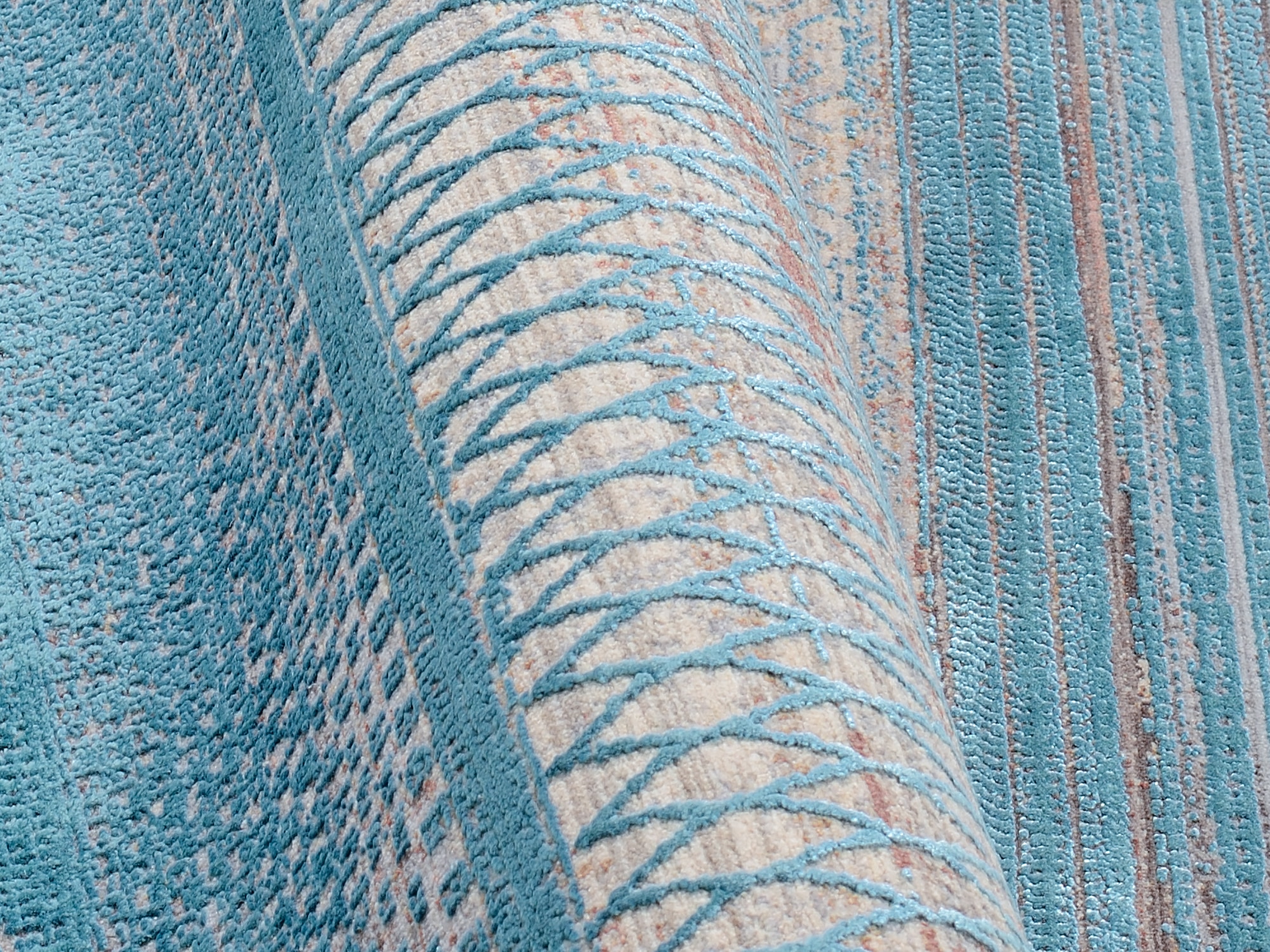 OCI DIE TEPPICHMARKE Teppich »FARBEN MASTER« rechteckig 8 mm Höhe Klassisches Muster, eingefasst, in 3-D-Optik, mit Fransen