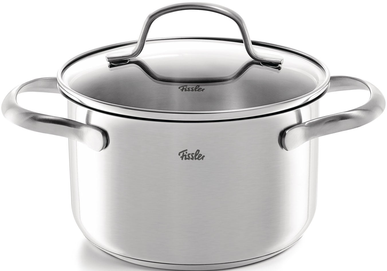 Fissler Topf-Set »San Francisco« Set, Bratentopf 20 cm, je 1 Kochtopf 16/20/24 cm, Stielkasserolle 16 cm, 9 Stk. tlg. Edelstahl 18/10