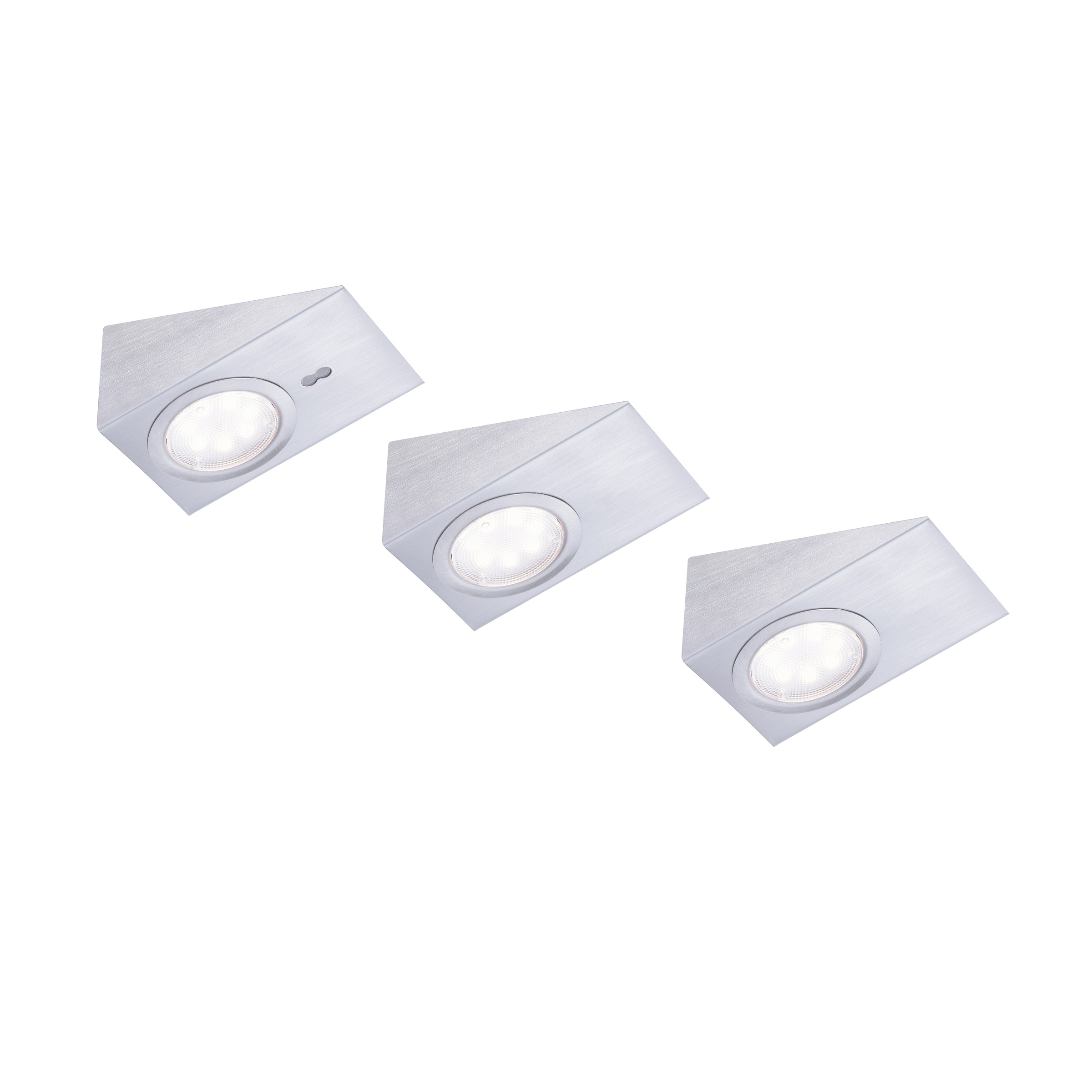 JUST LIGHT Unterschrankleuchte »THEO«, 3 flammig, Leuchtmittel LED-Board | LED fest integriert, LED Unterbauleuchte, Küchenlampe, Küchenbeleuchtung