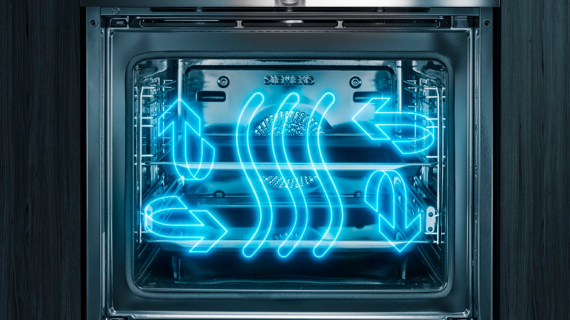 SIEMENS Einbaubackofen  »HR574ABR0«, mit Teleskopauszug nachrüstbar, Pyrolyse-Selbstreinigung