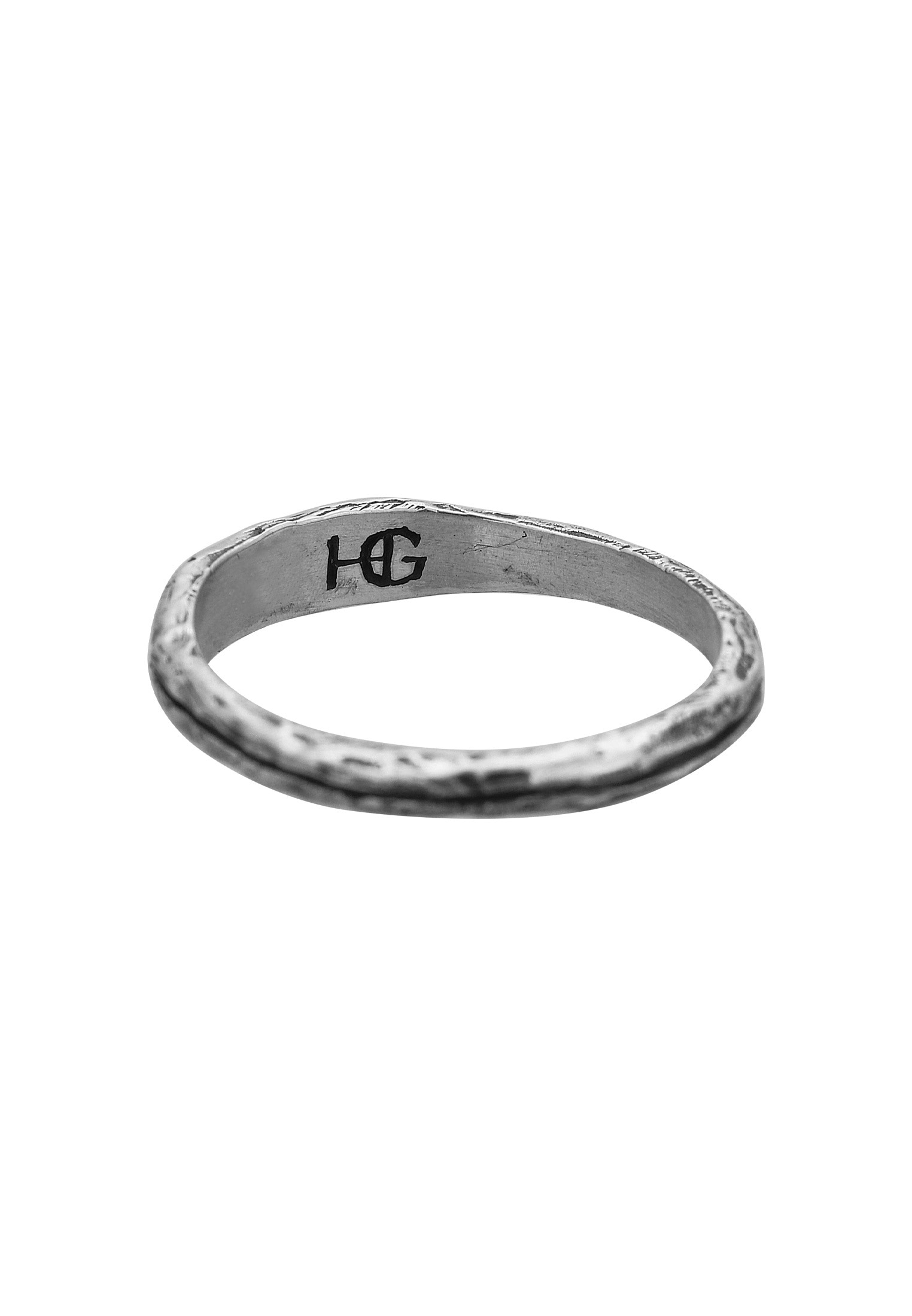 HAZE & GLORY Silberring »Ring Bandring - Slider Dark Finish 925 Silber«