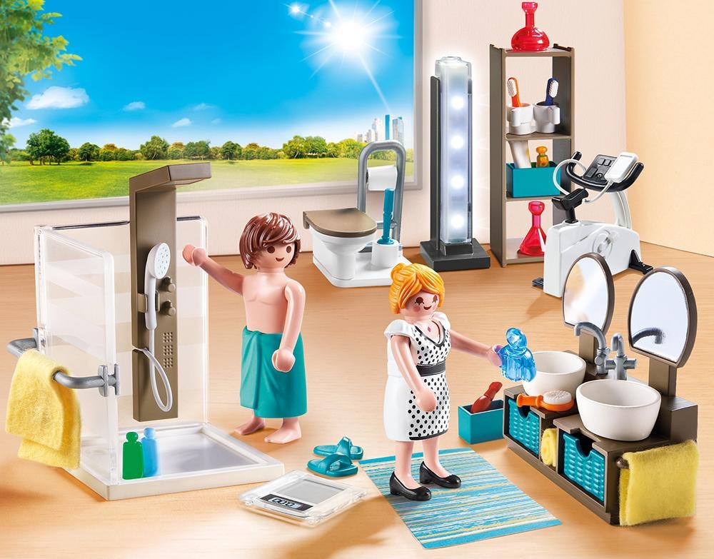 Playmobil® Konstruktions-Spielset »Badezimmer (9268), City Life«, Made in Germany