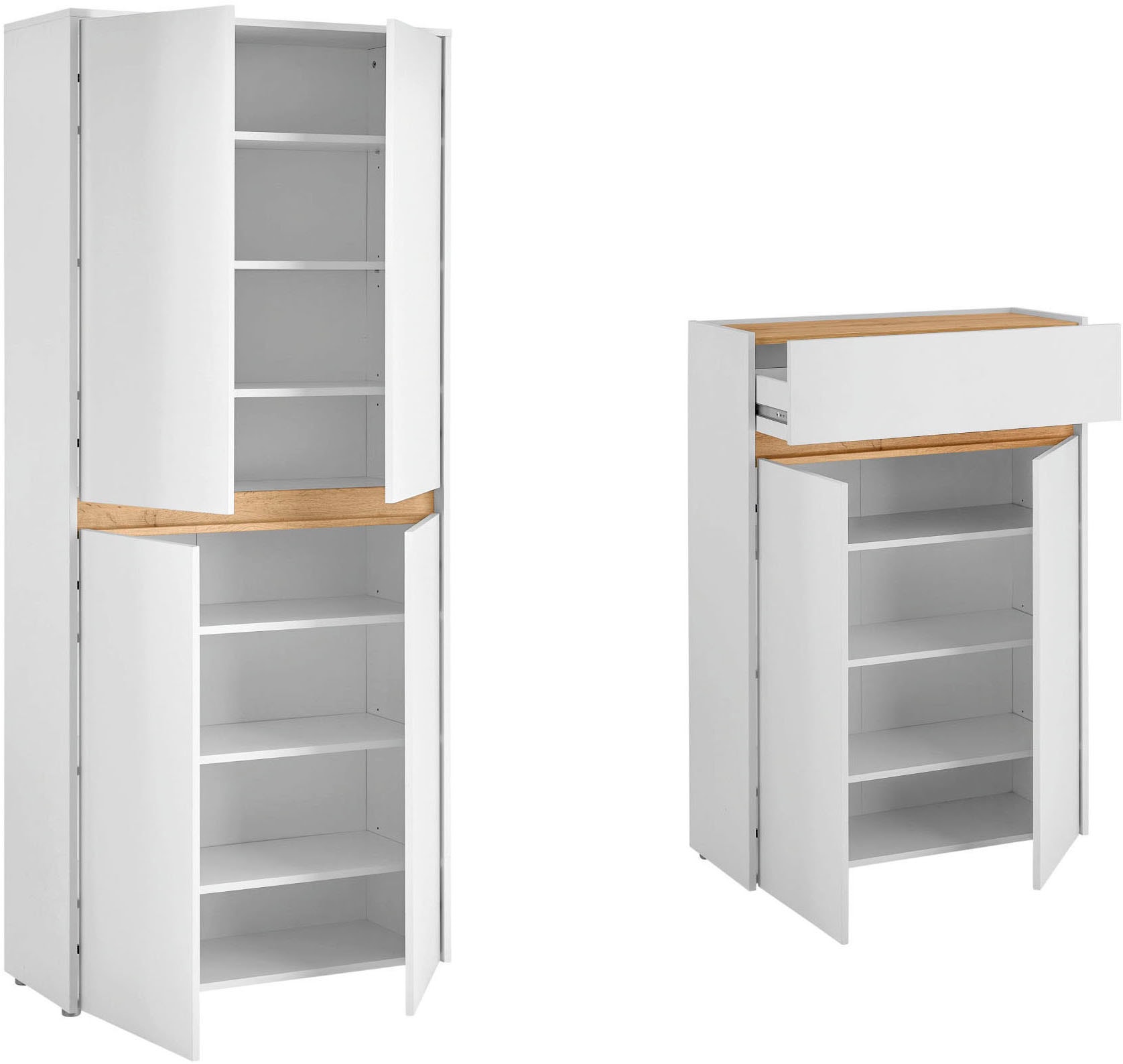 INOSIGN Garderoben-Set »City/Giron, moderne Garderobe, viel Stauraum, ca. 48 Schuhe« Set, 2 Stk. tlg.