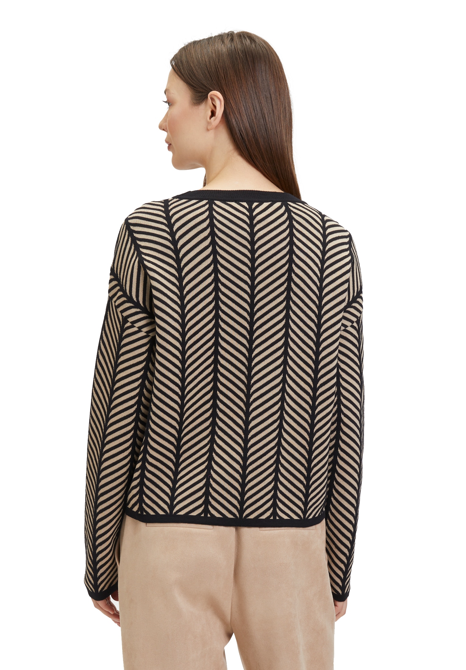 Betty&Co Strickpullover »Strickpullover mit Jacquard«