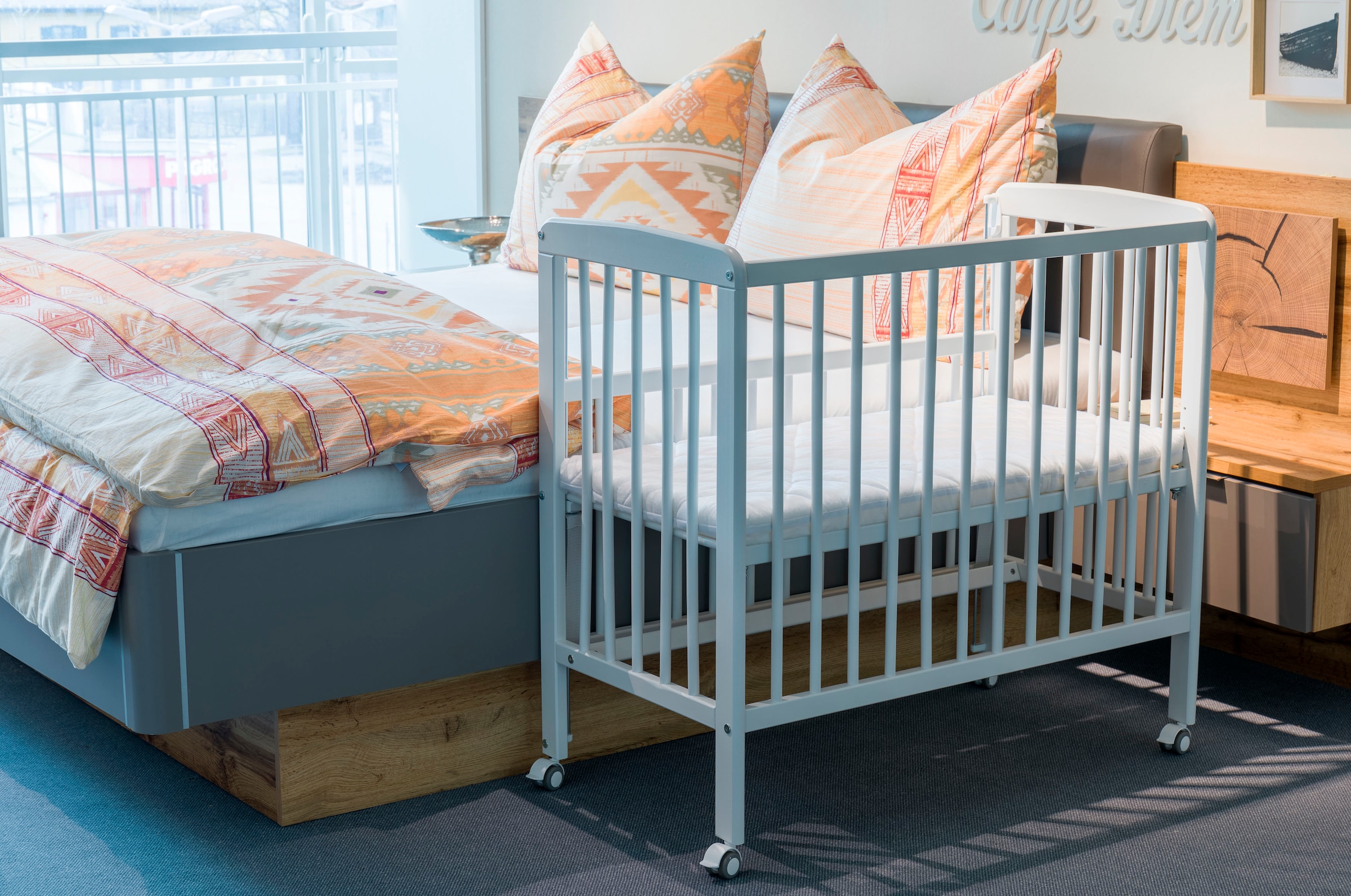 Fillikid Beistellbett »Nino« inkl. Matratze; Made in Europe