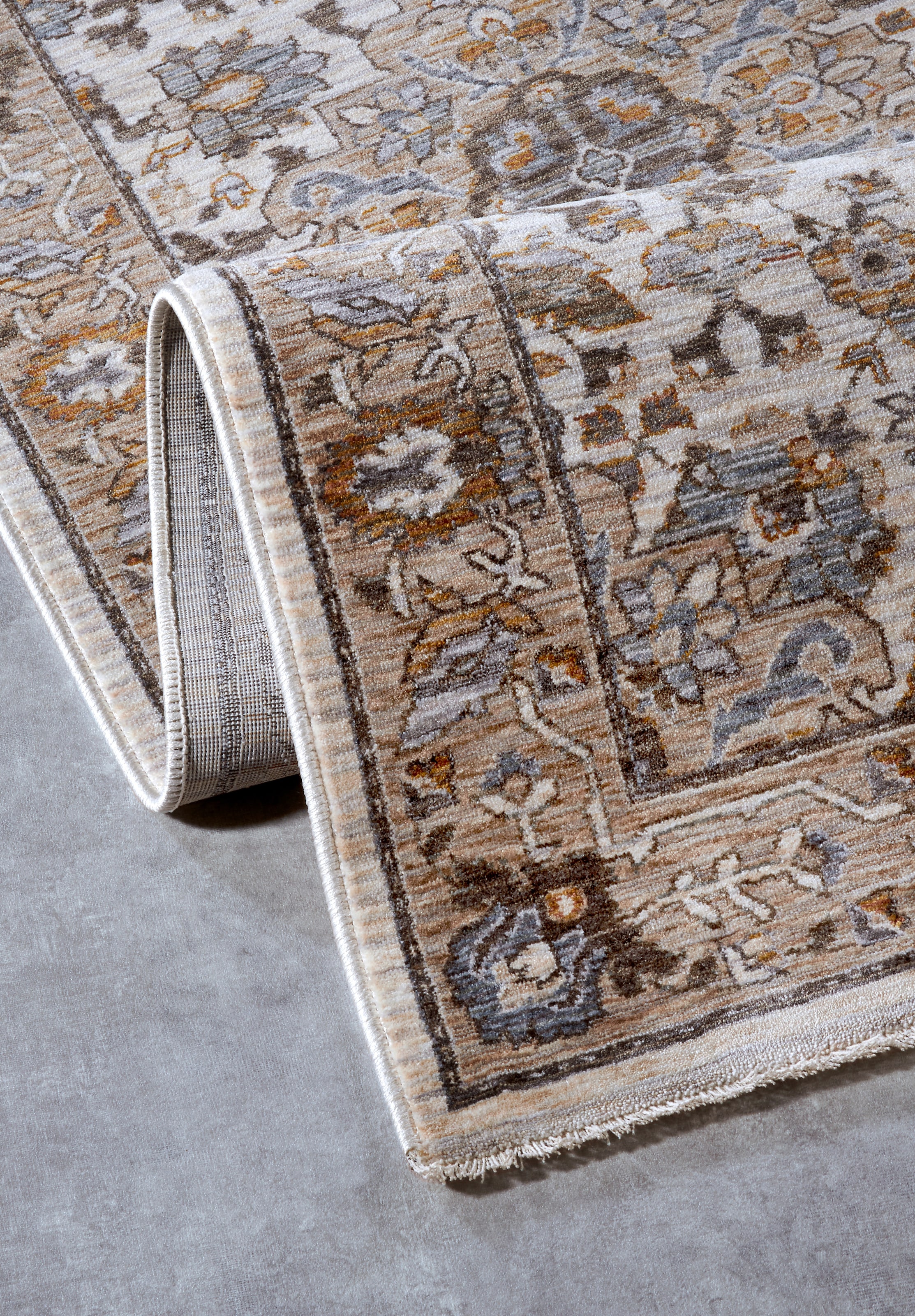 Villeroy & Boch Teppich »Egon«, rechteckig, 7 mm Höhe, Orientalisch, Fransen, Läufer, Wohnzimmer, Schlafzimmer, Klassisch
