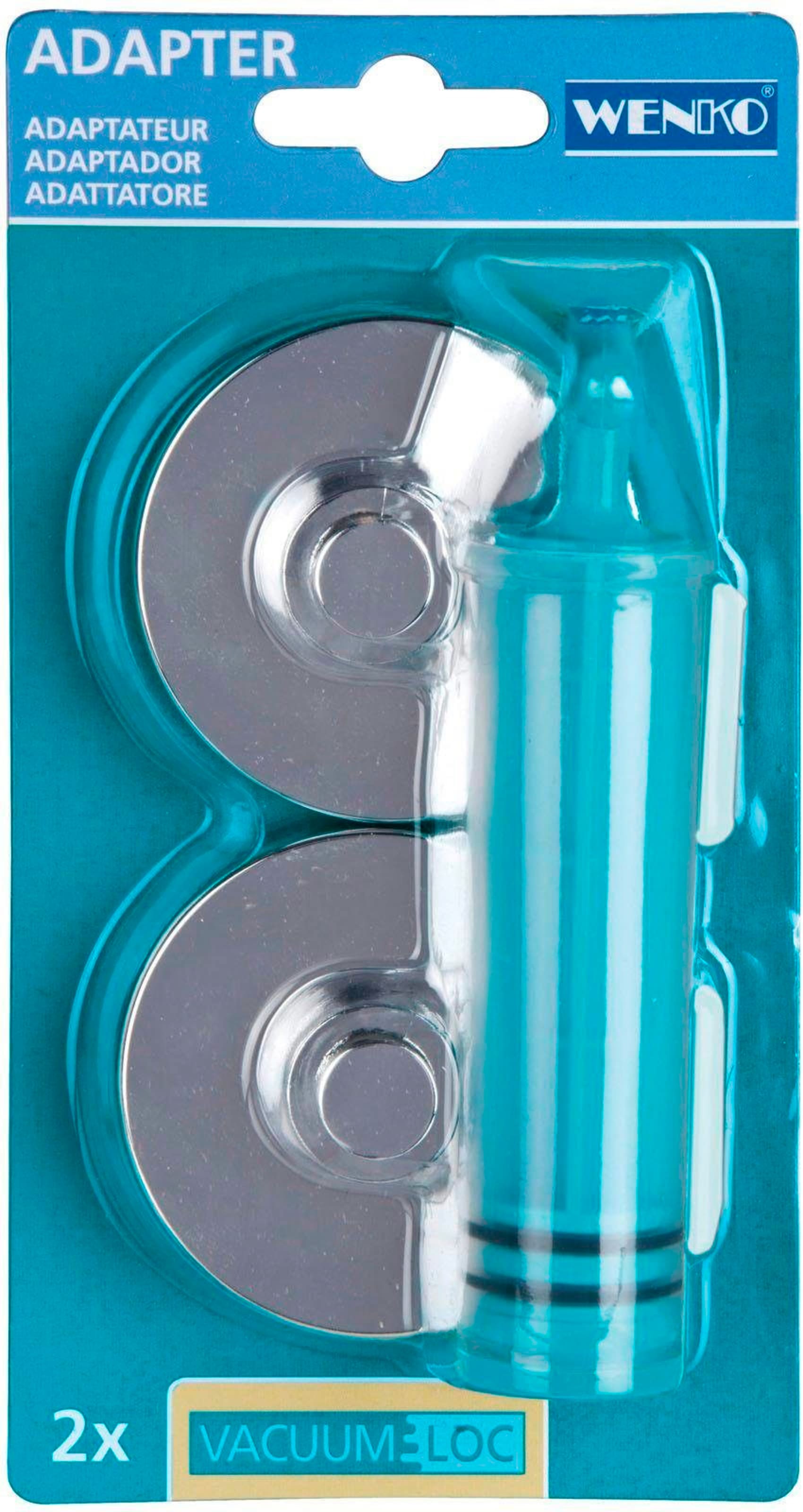 WENKO Wandhalter »Vacuum-Loc®, Adapter Premium/Classic/Style«, mit Spezialkleber