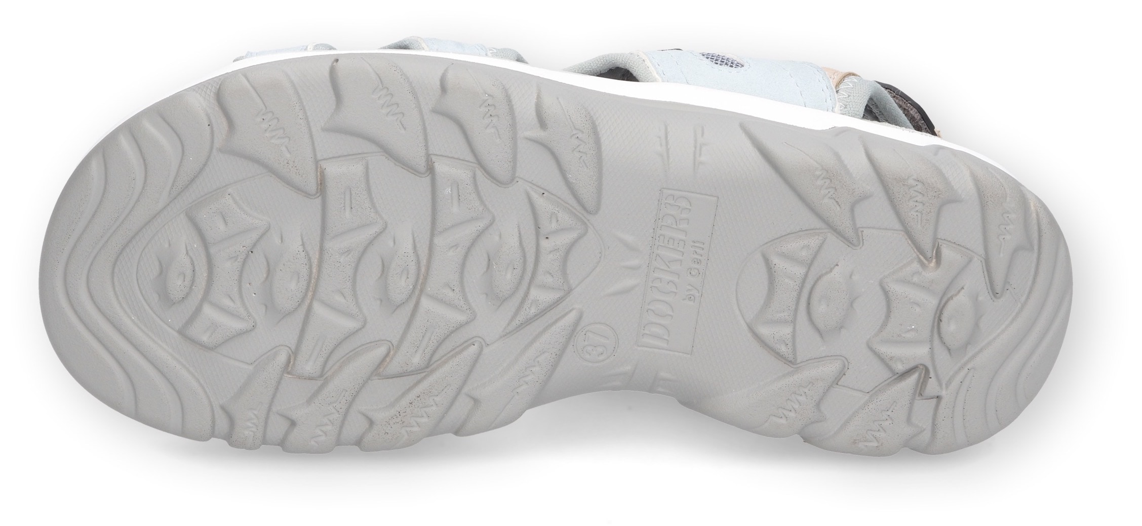 Dockers by Gerli Sandale  Trekking Sandale, Sommerschuh mit Klettverschluss