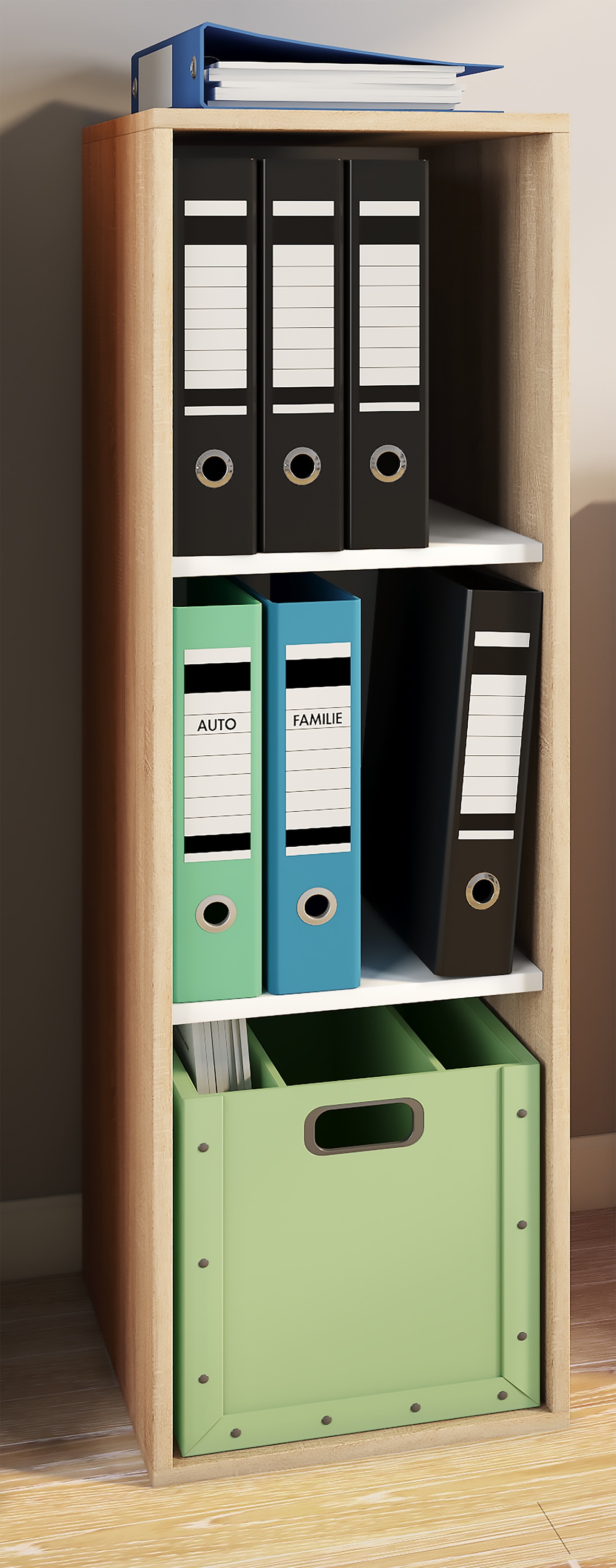 VCM Bücherregal »Holz Büro Regal Bücher Ordner Aktenregal Lona l 3f«