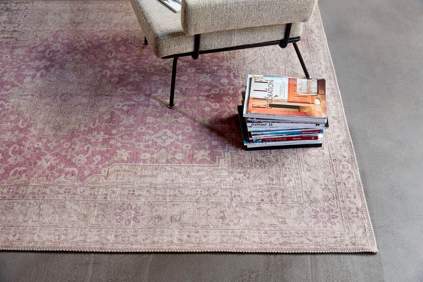 Wecon home Teppich »Past Future« rechteckig 6 mm Höhe Wohnzimmer