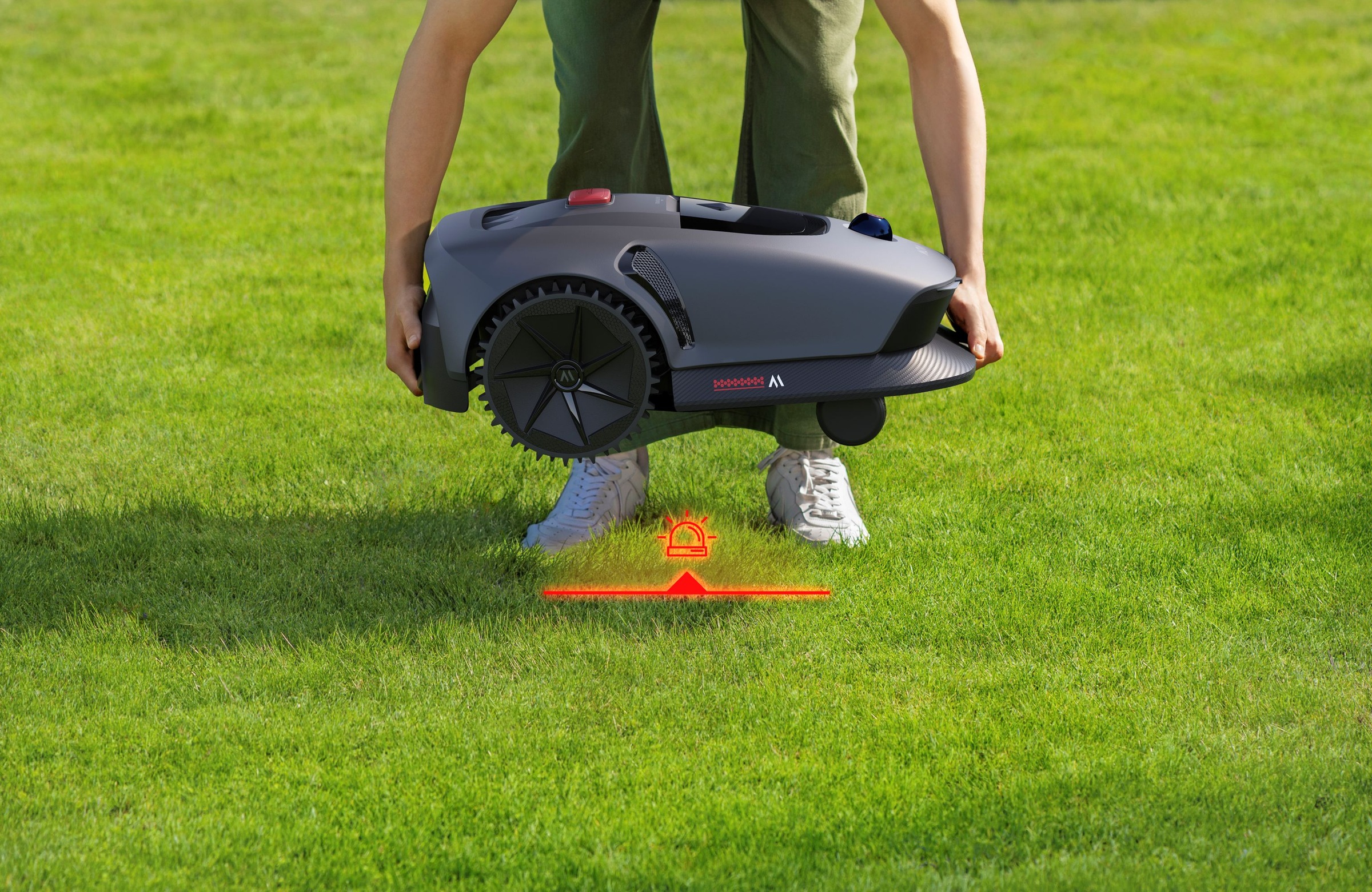 Mova Rasenmähroboter »»MOVA 600 Kit« Inkl. 5.Ah Zusatzakku und Ersatzklingen« mit Ladestation und umfangreichem Zubehör,   Schnitthöhe (2-6 cm)