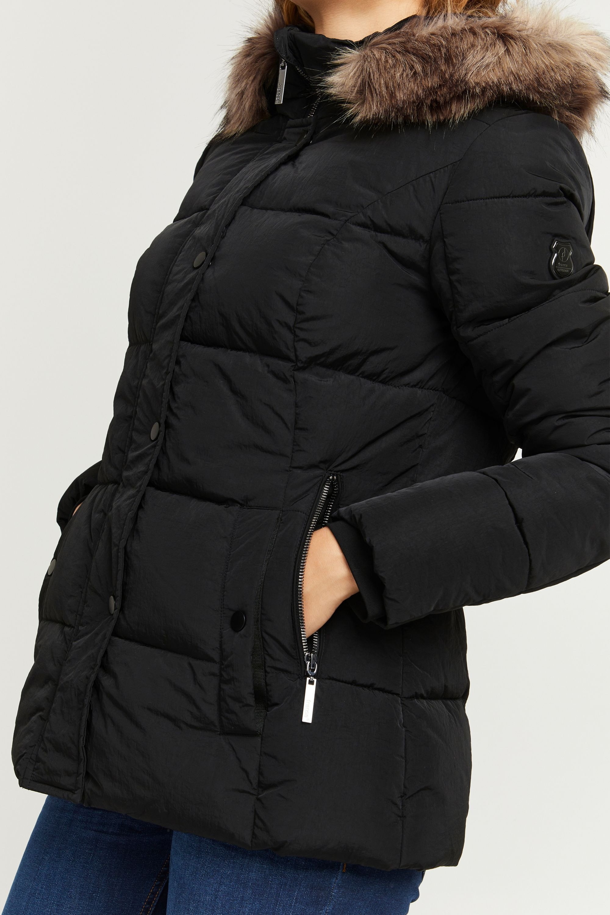 fransa Winterjacke »Winterjacke FRBac«, mit Kapuze