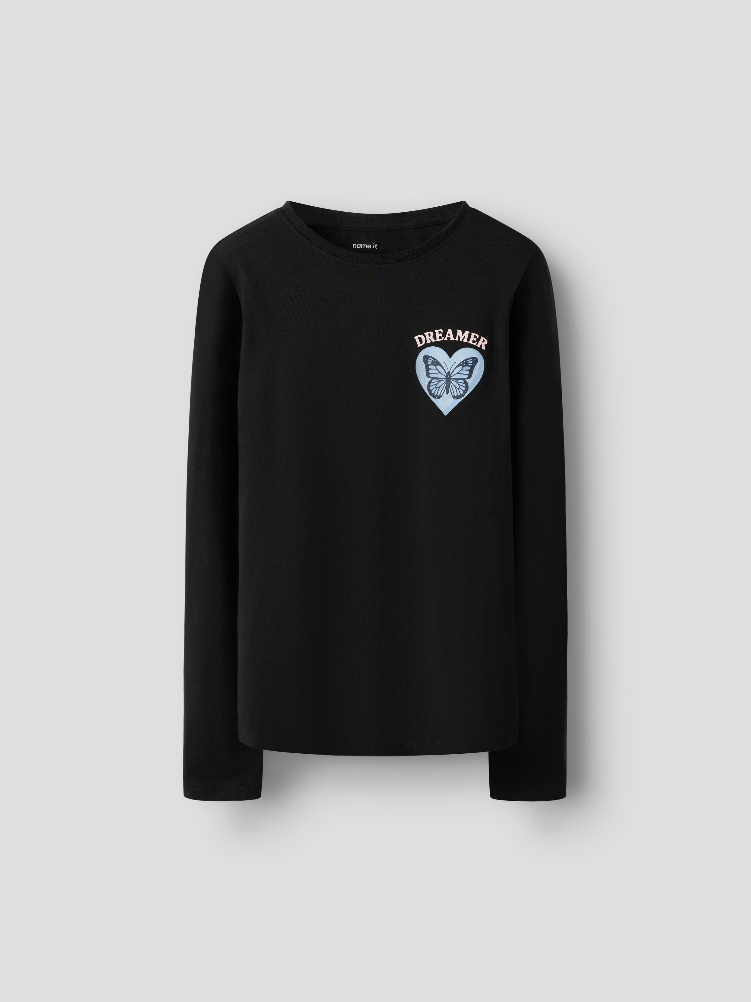 Name It Langarmshirt »NKFVIX LS TOP« Baumwollmischung, regular fit