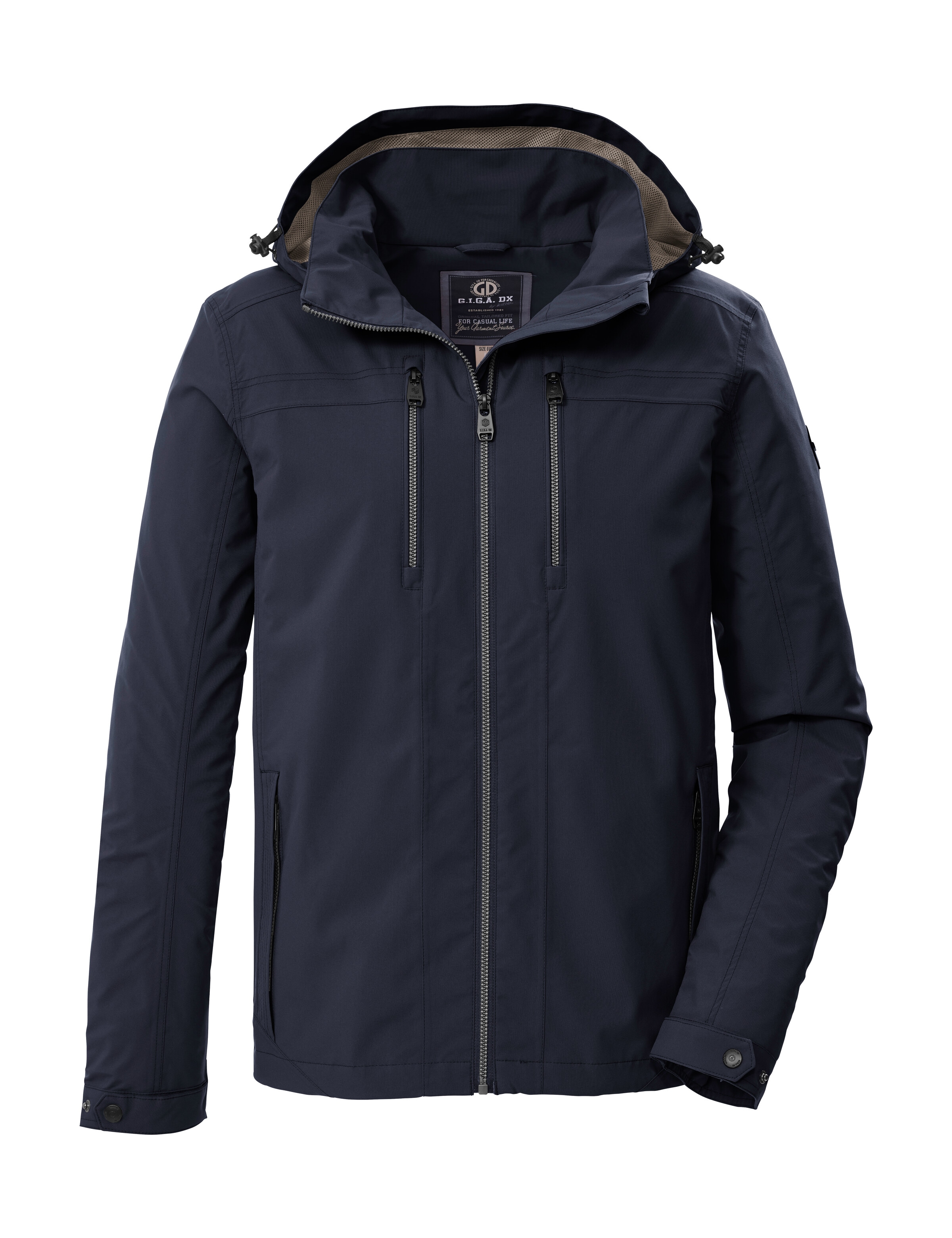 G.I.G.A. DX by killtec Funktionsjacke »GS 100 MN JCKT« Wasserabweisende, atmungsaktive Herrenjacke mit abnehmbarer Kapuze