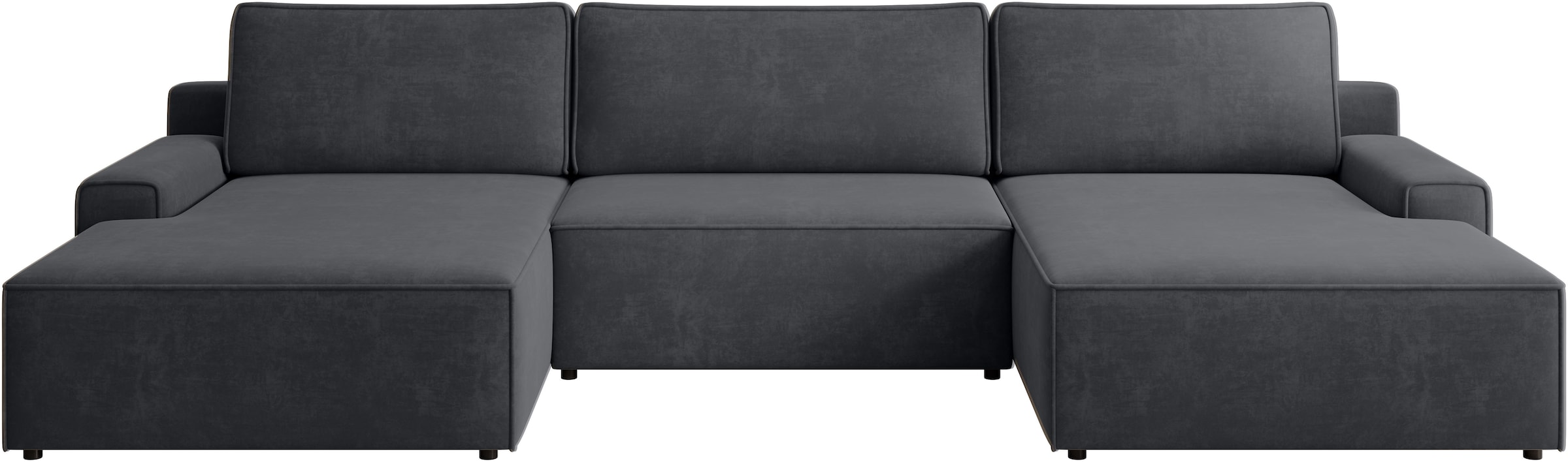 TRENDMANUFAKTUR Wohnlandschaft »Challenge, Schlafsofa mit Bettkasten, Couch in U-Form, Breite 333 cm« XXL Sofa mit Bettkasten & Schlaffunktion, auch in trendigem Cordstoff