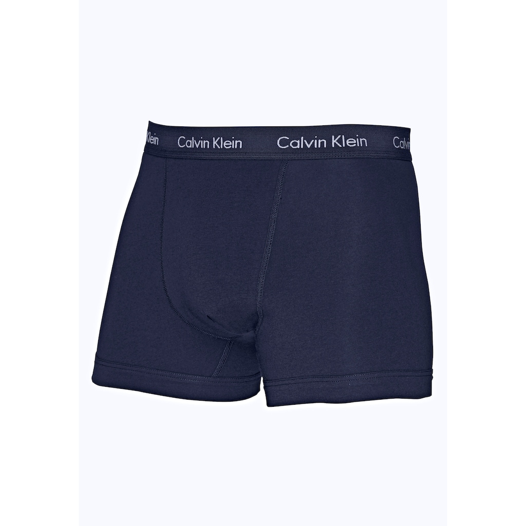 Calvin Klein Underwear Boxer, (3 St.), in blautönen mit Logo-Elastikbund