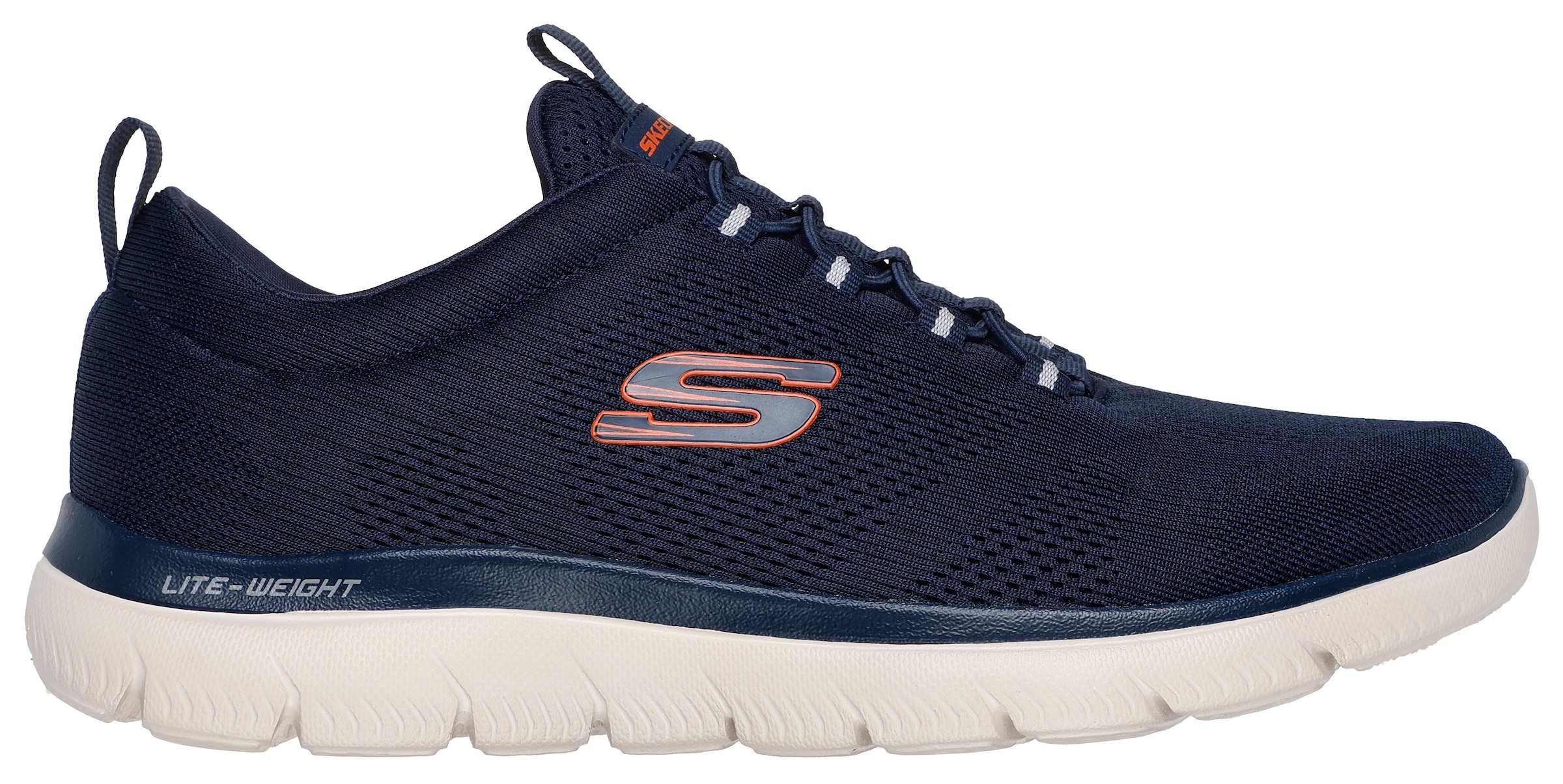 Skechers Slip-On Sneaker »SUMMITS«, Freizeitschuh, Slipper, Komfortschuh mit elastischer Bungee-Schnürung