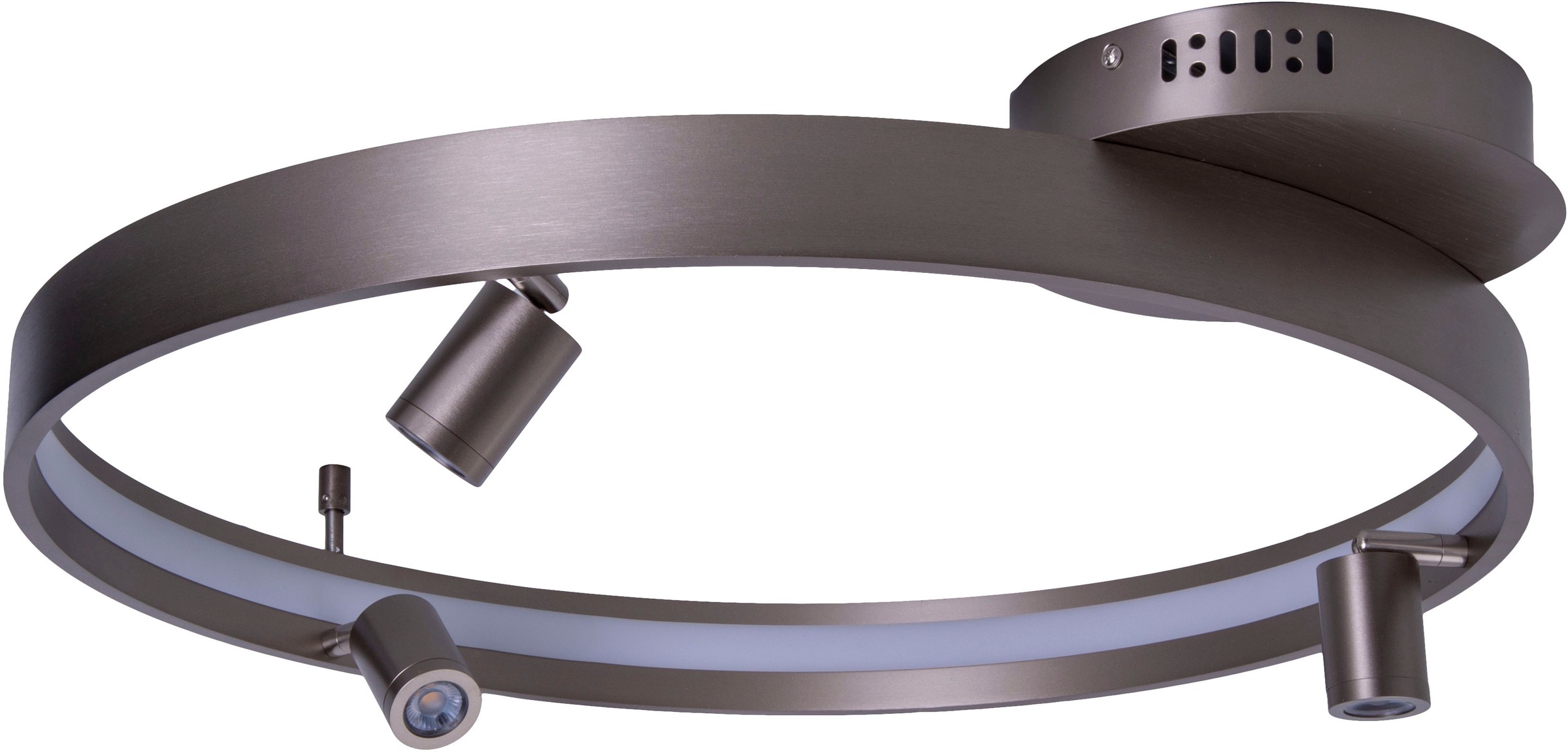 näve LED Deckenleuchte »Tristan« LED-Modul 1 Stk. Warmweiß Deckenlampe warmweiß, L: 65cm, 37W, stahl-blank, inkl. Trafo, IP20