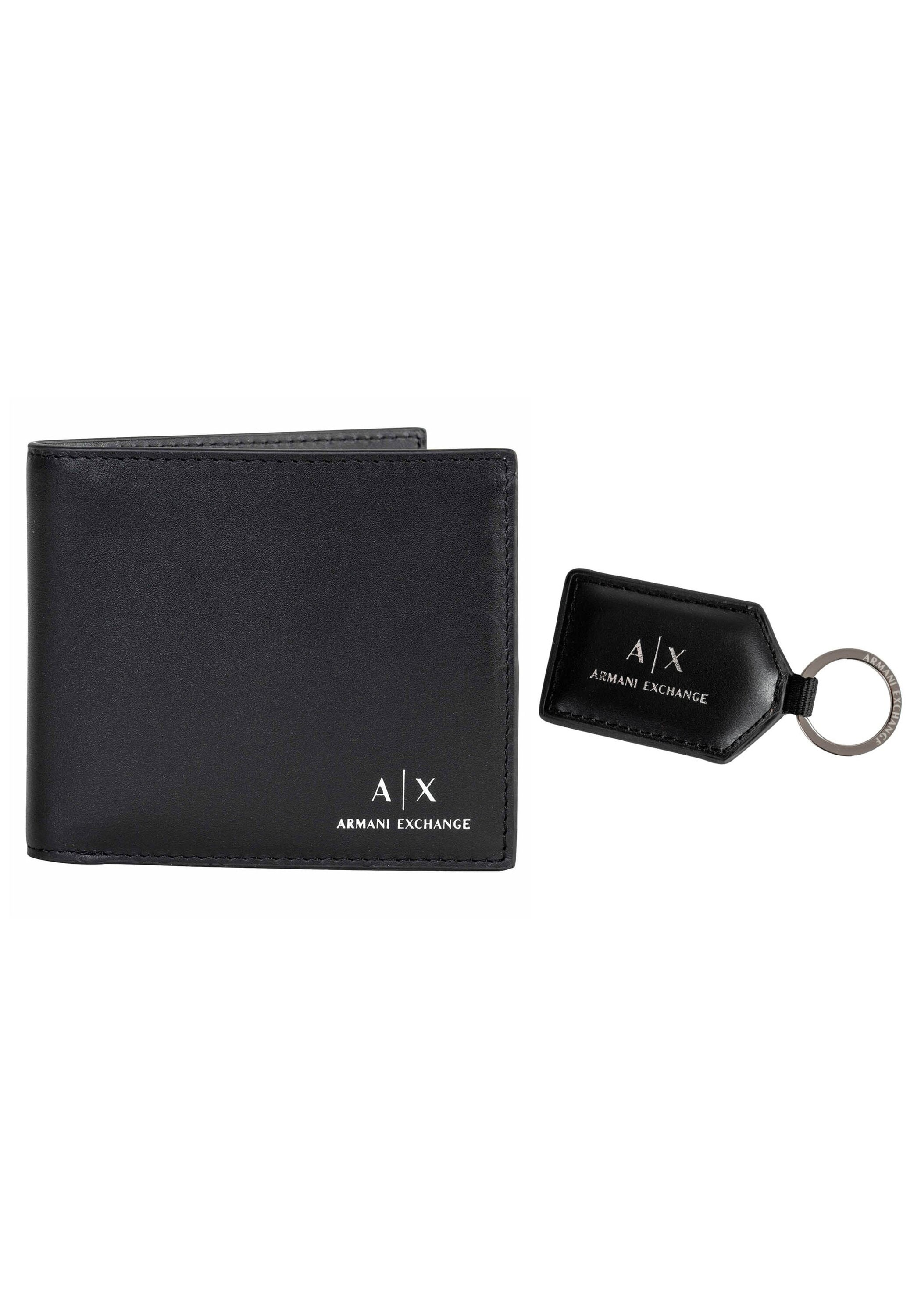 ARMANI EXCHANGE Geldbörse »Geldbörse Plain Leather Gift Set«