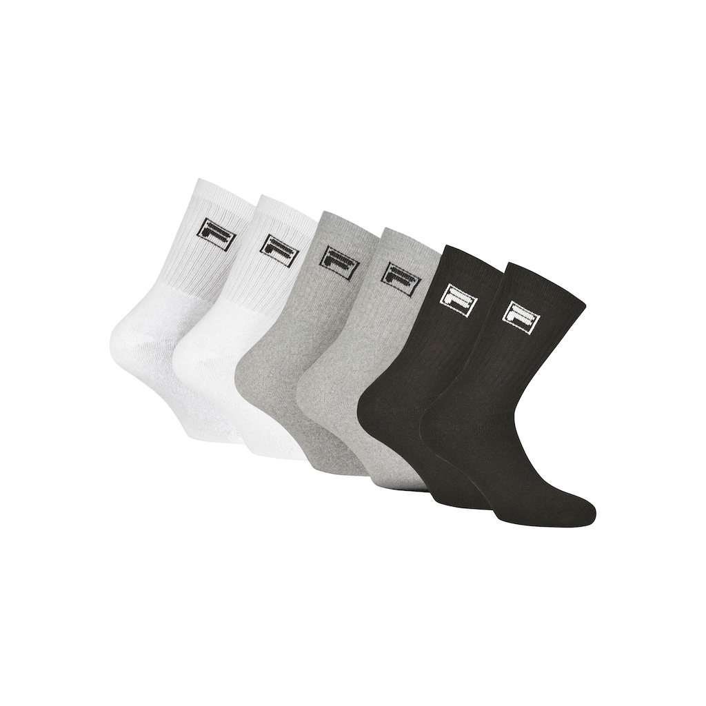 Fila Sportsocken, (Packung, 6 Paar)