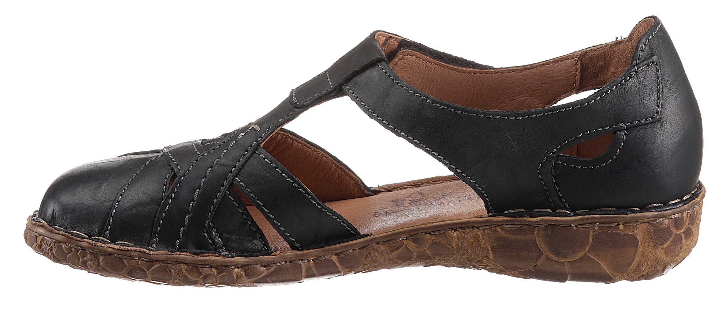 Josef Seibel Klettschuh »ROSALIE 29«, Spangenschuh, Sandale, Komfortschuh mit modischer T-Spange