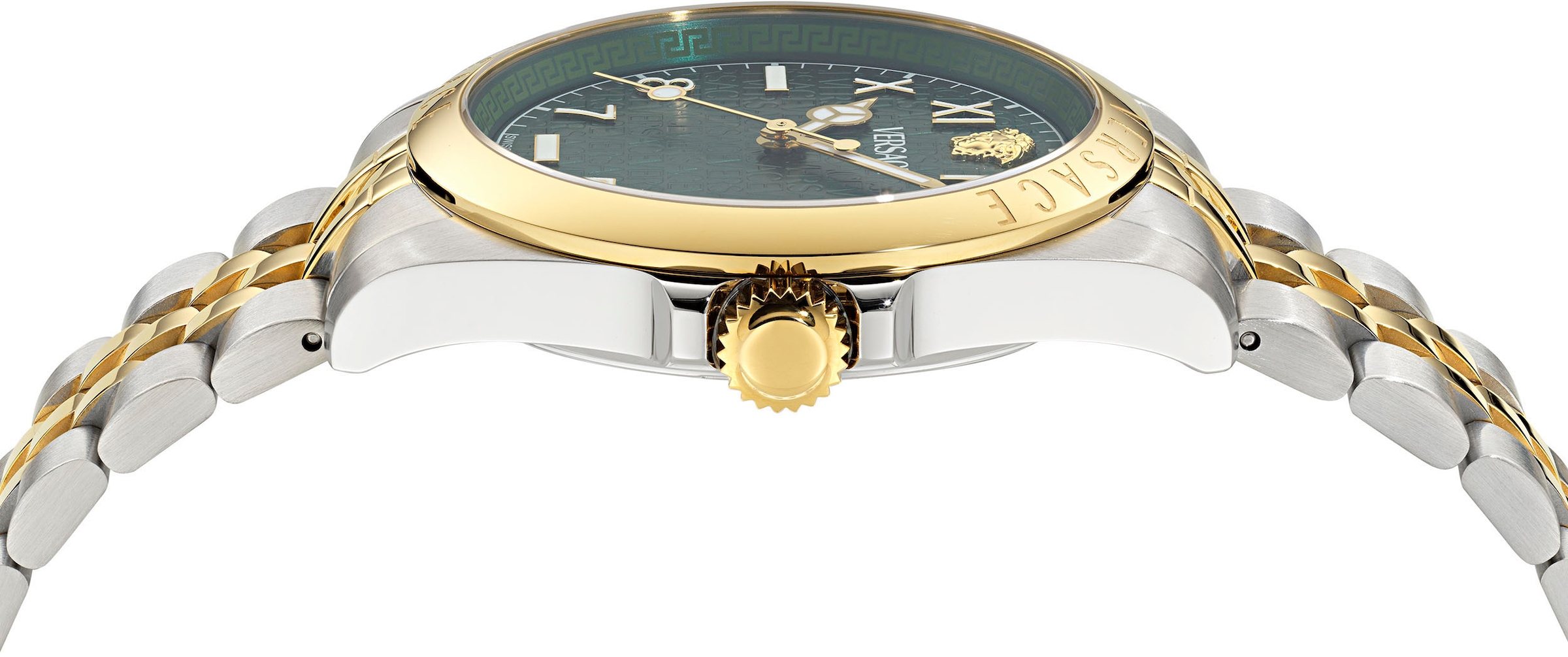 Versace »VERSACE ANTEO« Armbanduhr, Herrenuhr, Swiss Made, Saphirglas, Edelstahlarmband, Datum