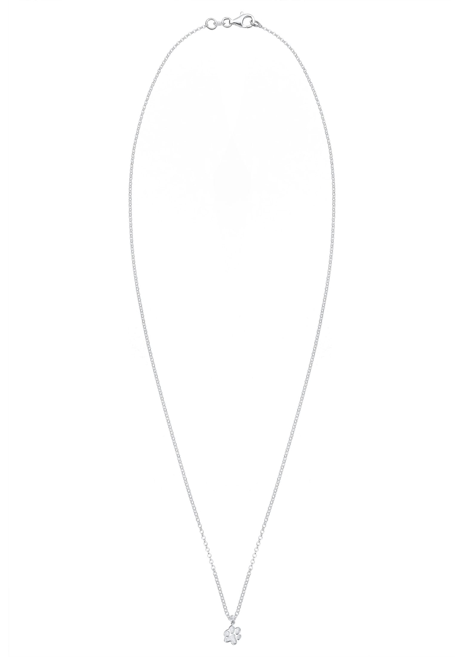 Elli Kette mit Anhänger »Halskette Pfote 925 Sterling Silber«