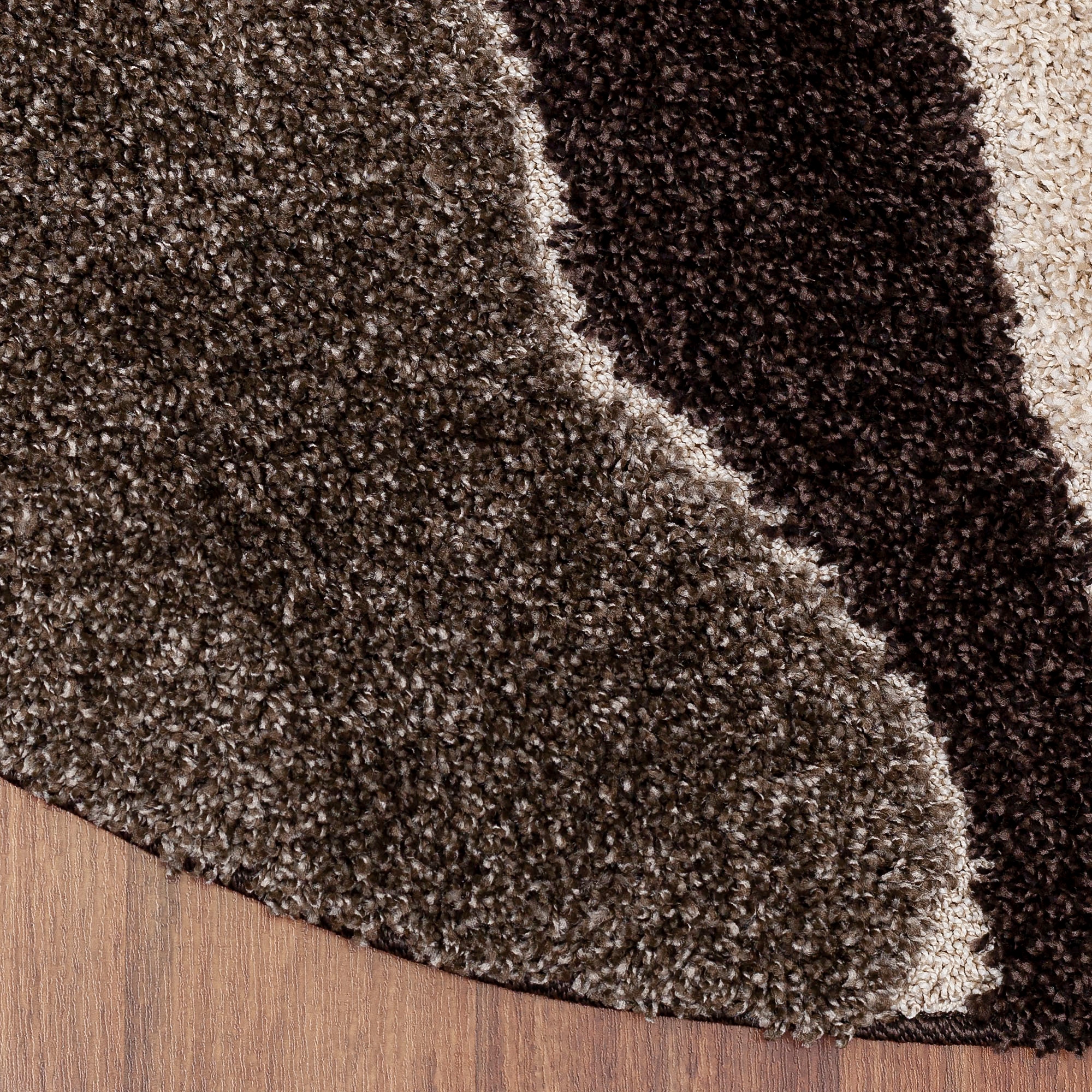 Sanat Hochflor-Teppich »Luxus 3508« rund 30 mm Höhe robuster Langflor, weich, Wohnzimmer, Schlafzimmer