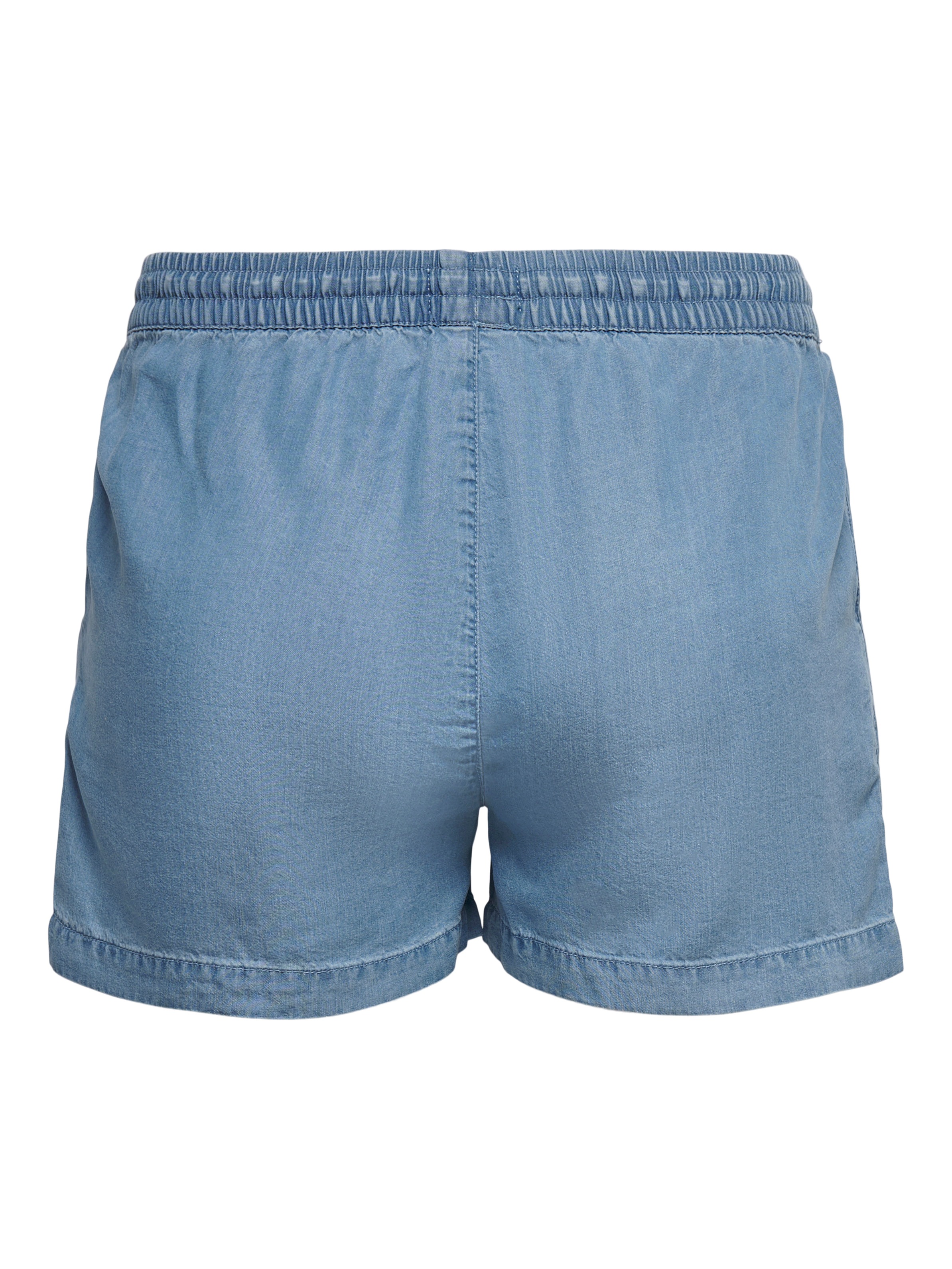 ONLY Shorts »ONLPEMA – Shorts mit elastischem Bund für lässigen Jeanslook«  loose fit, Lyocell, elastischer Bund, pflegeleicht, unifarben