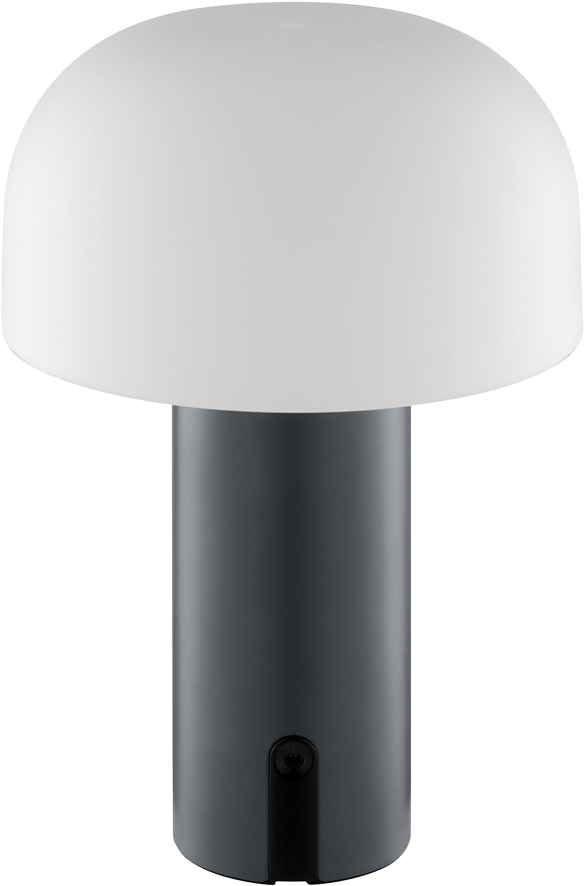 Brilliant LED Außen-Tischleuchte »Mattis« LED-Modul 1 Stk. Warmweiß mit Akku, 21 x 15 cm, 240 lm, 2700 K, dimmbar, IP44, grau/weiß