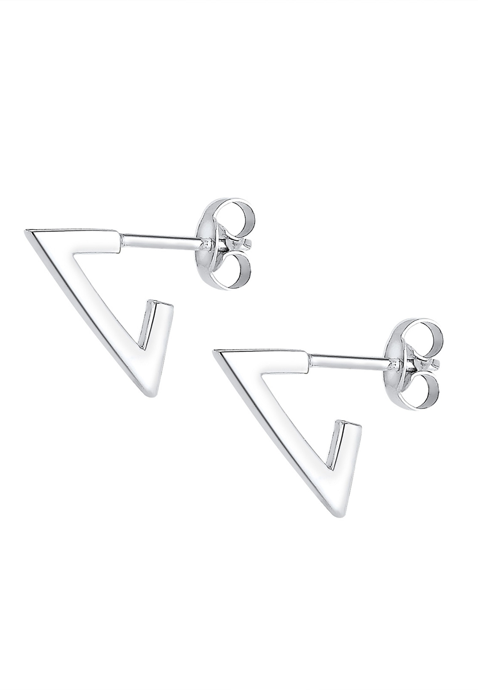 Elli Paar Ohrstecker »Ohrringe Basic Geo Creole Dreieck 925 Sterling Silber«