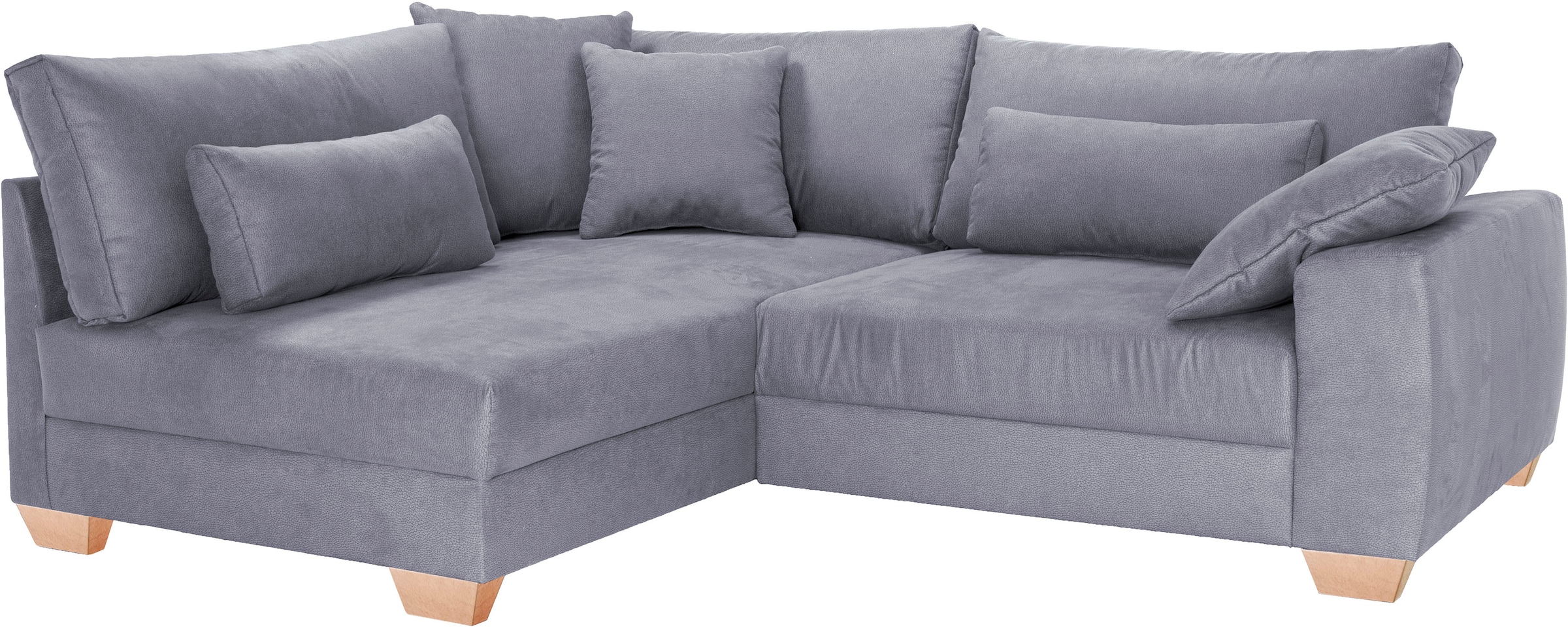 Ecksofa »DuraSpring«, mit Taschenfederkern, bis 140 kg belastbar, wahlweise mit Bett